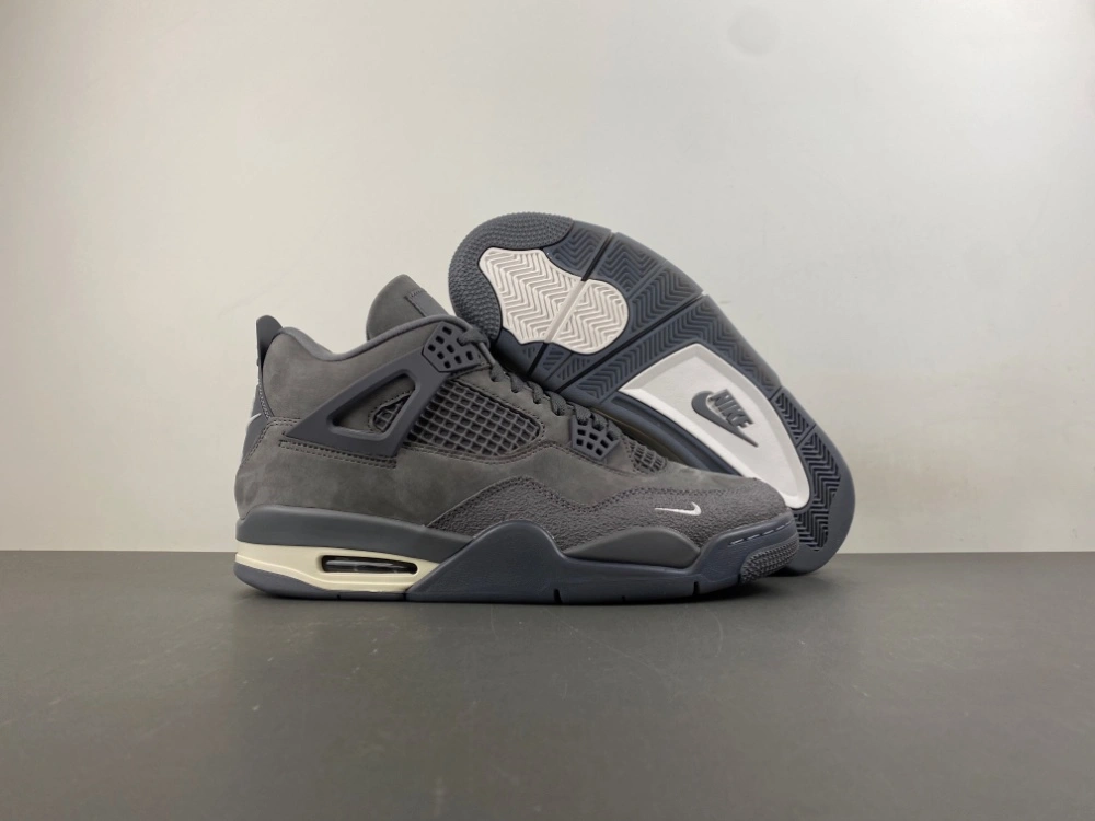Bright Air Jordan 4 Retro OG SP Nigel Sylvester Grey HF4340- 1893