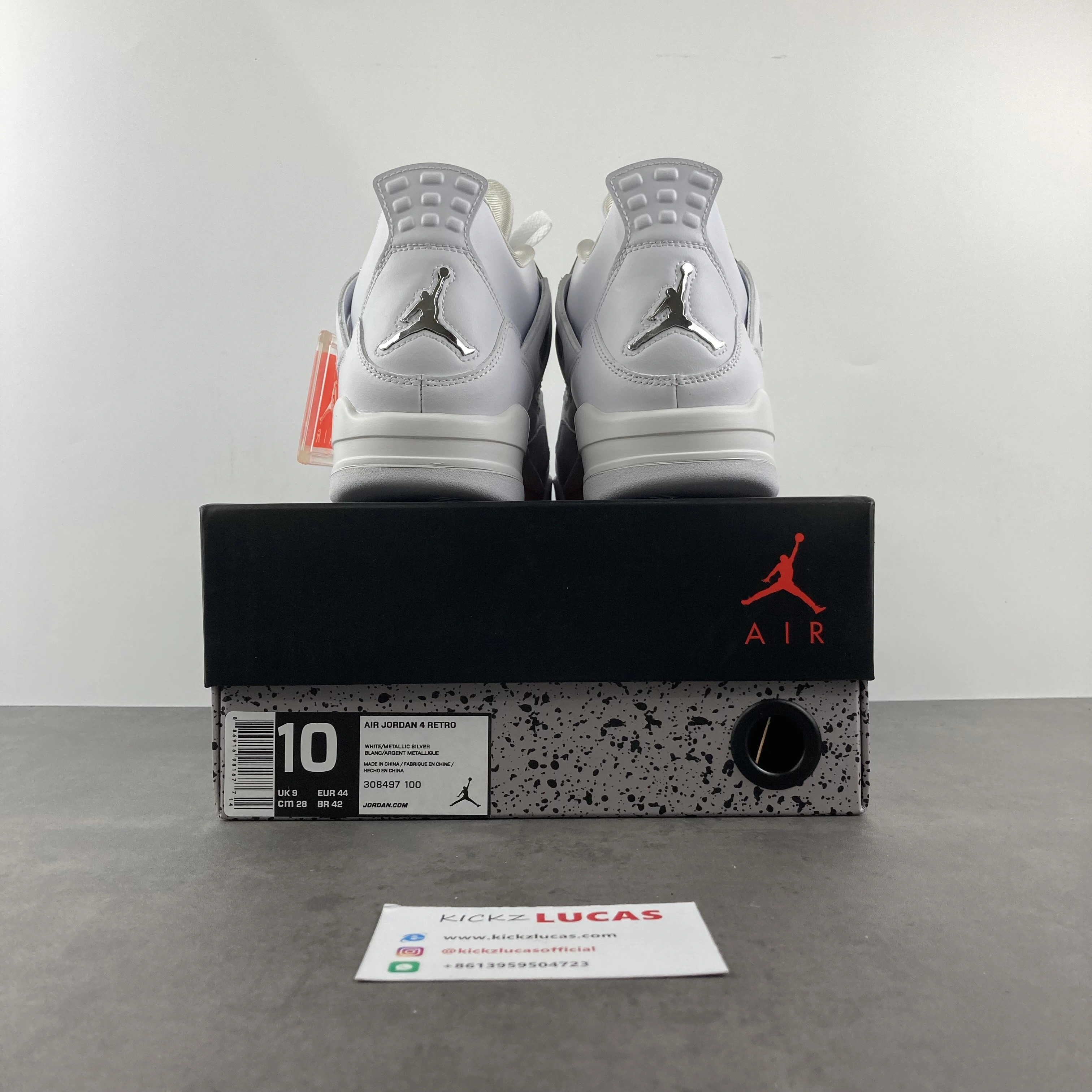 Sophisticated Air Jordan 4 Retro Pure Money 308497- 1986