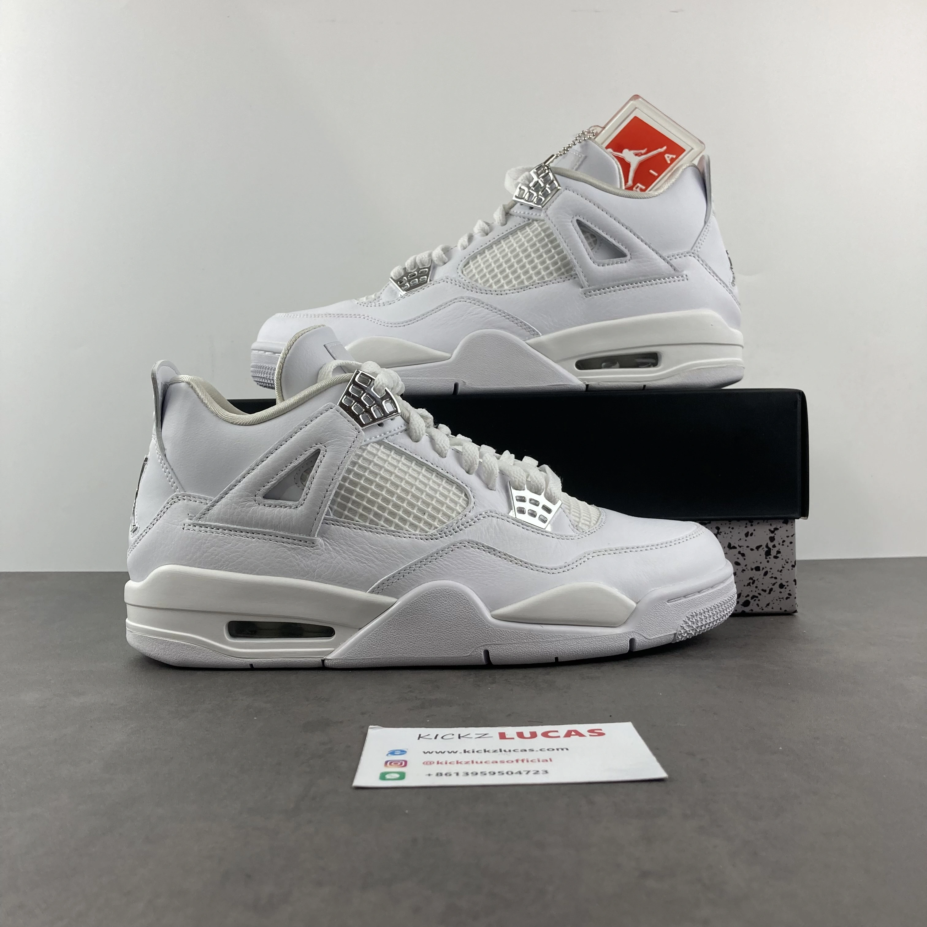 Sophisticated Air Jordan 4 Retro Pure Money 308497- 1986