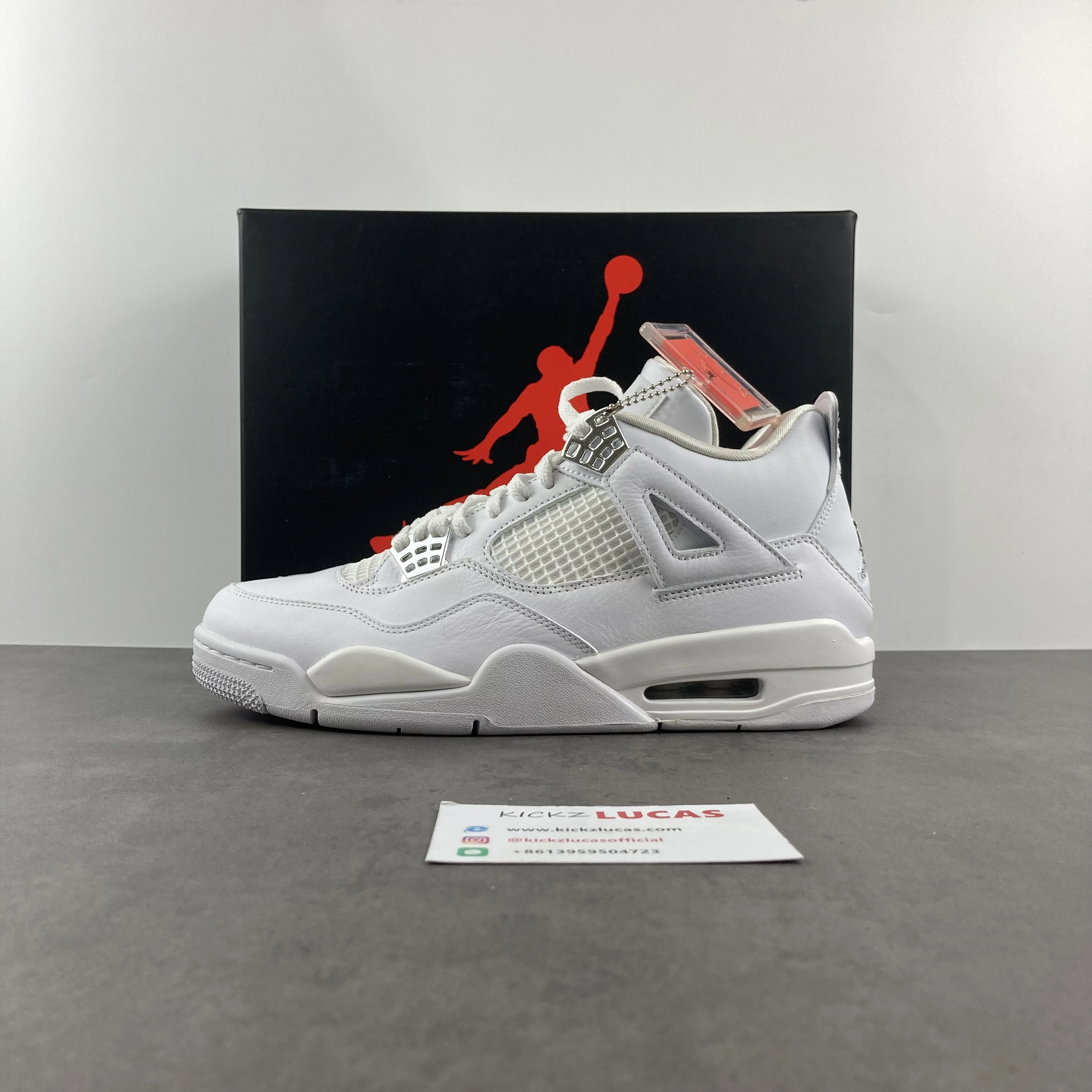 Sophisticated Air Jordan 4 Retro Pure Money 308497- 1986