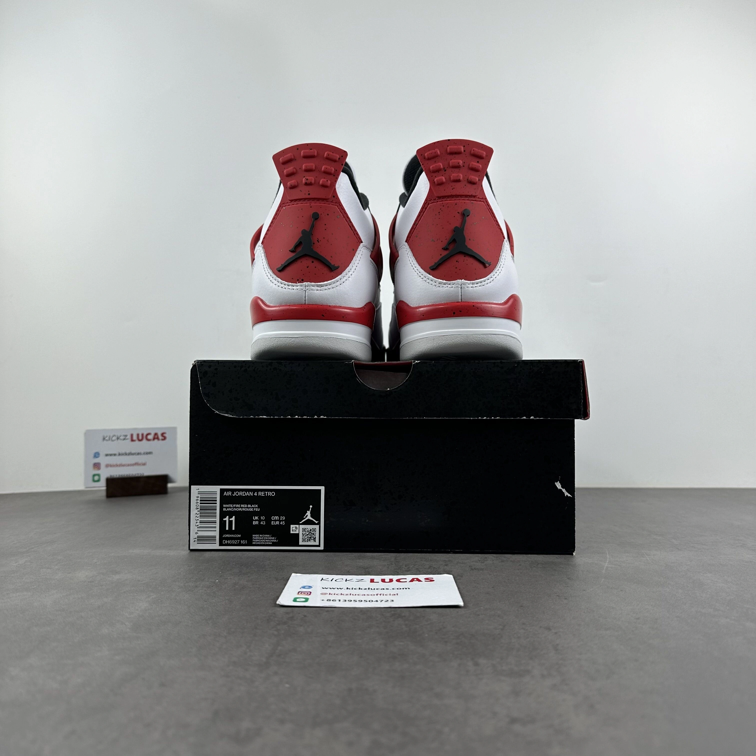 QuickDry Air Jordan 4 Retro Red Cement DH6927- 1966