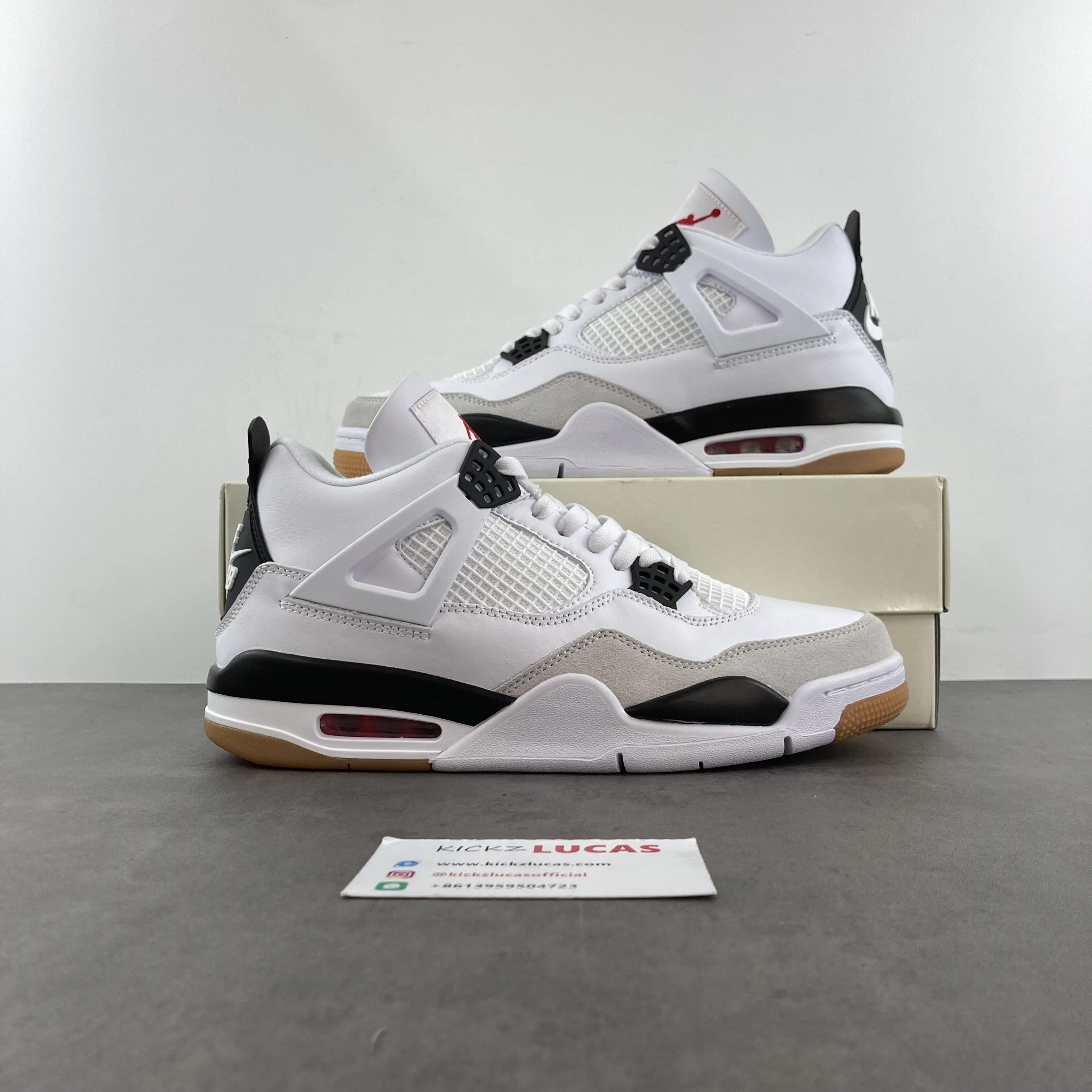 Chic Air Jordan 4 Retro SB Pine Black DR5415- 1958