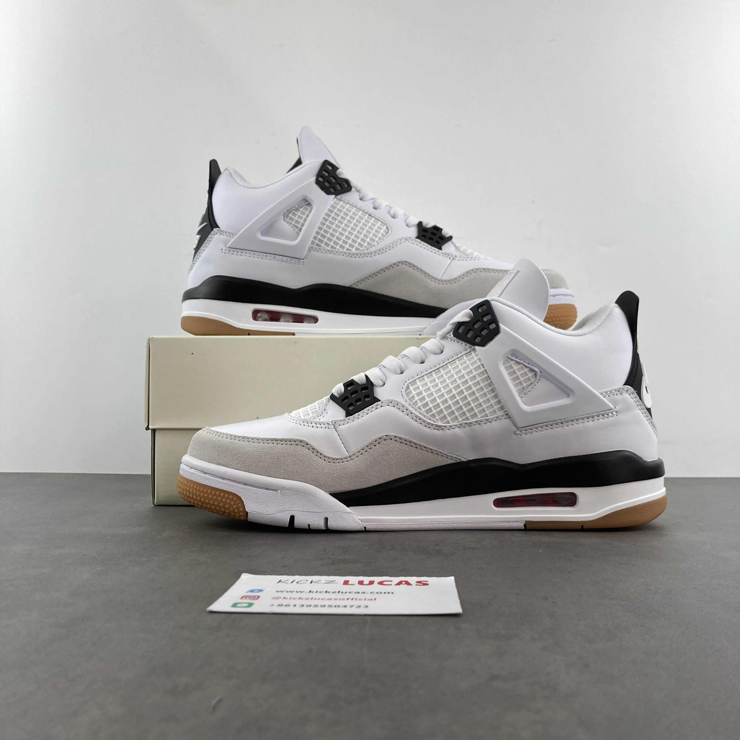 Chic Air Jordan 4 Retro SB Pine Black DR5415- 1958
