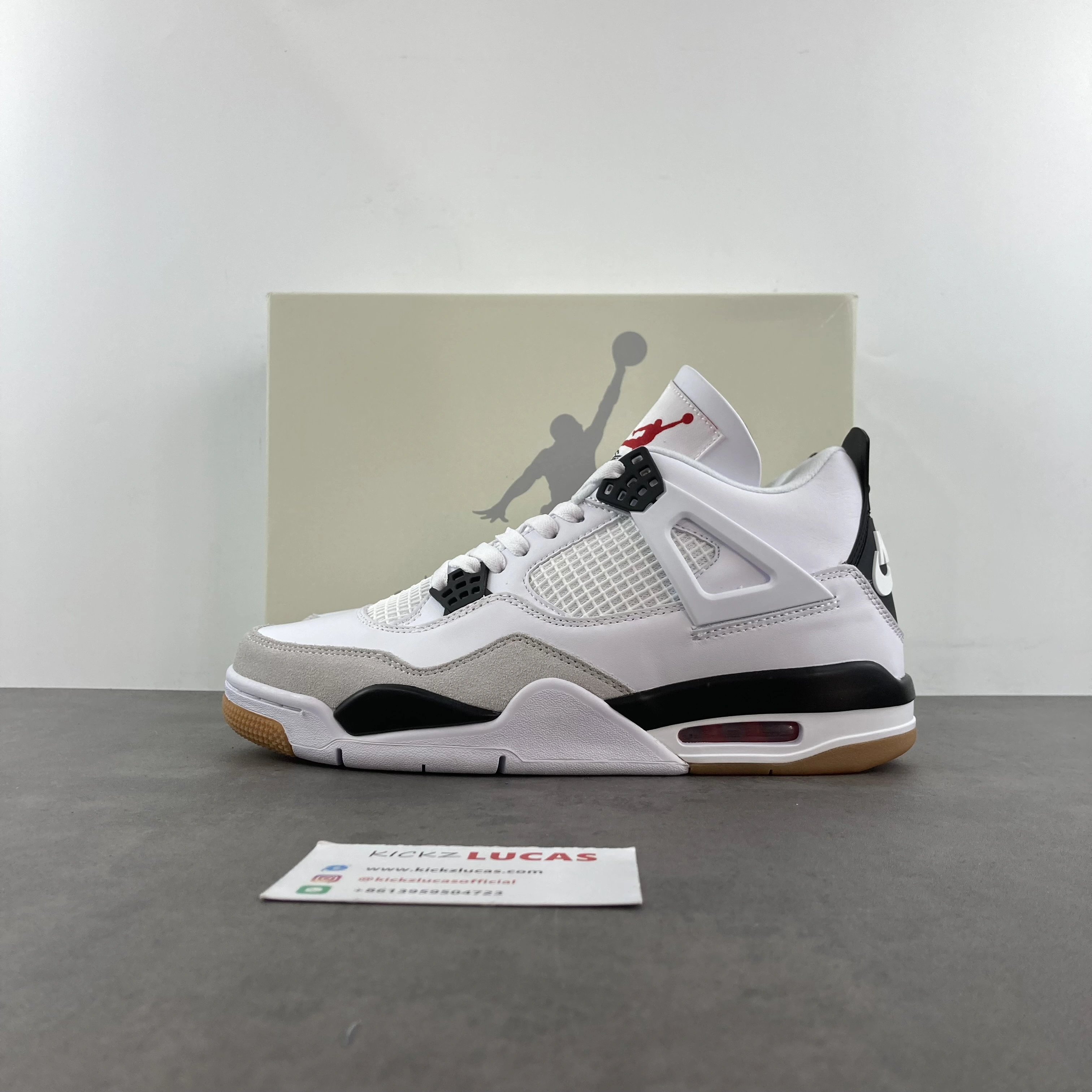 Chic Air Jordan 4 Retro SB Pine Black DR5415- 1958