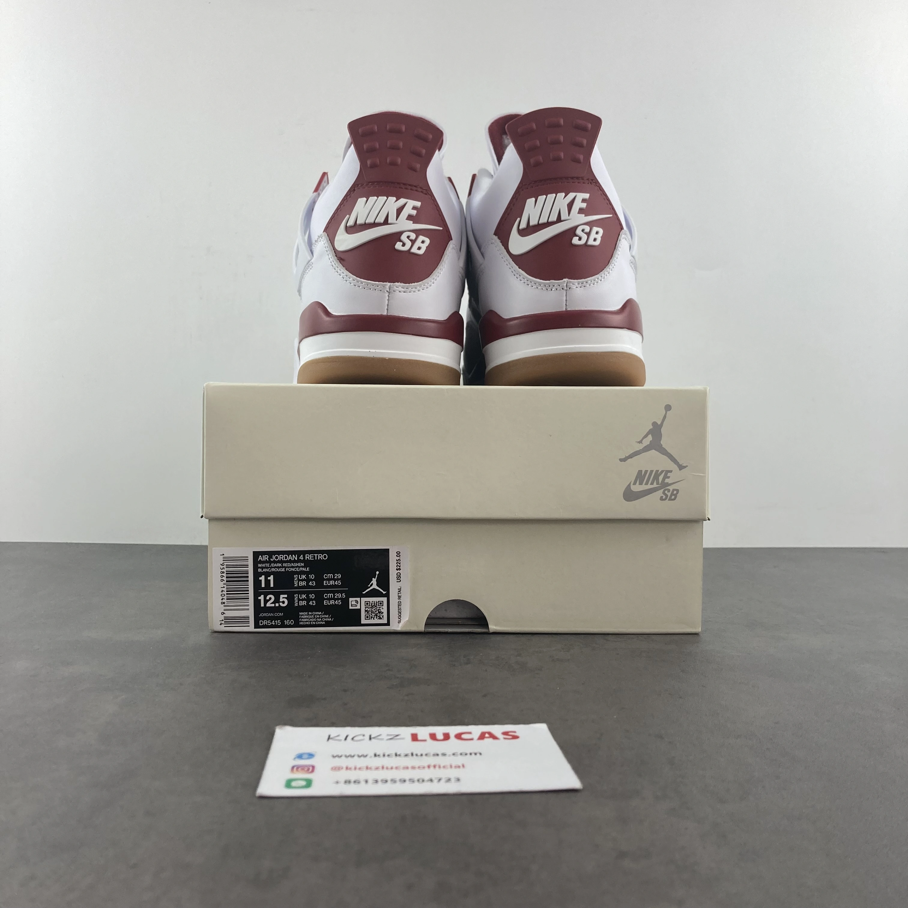Air Jordan 4 Retro SB Pine Red DR5415- DailyWear 1962