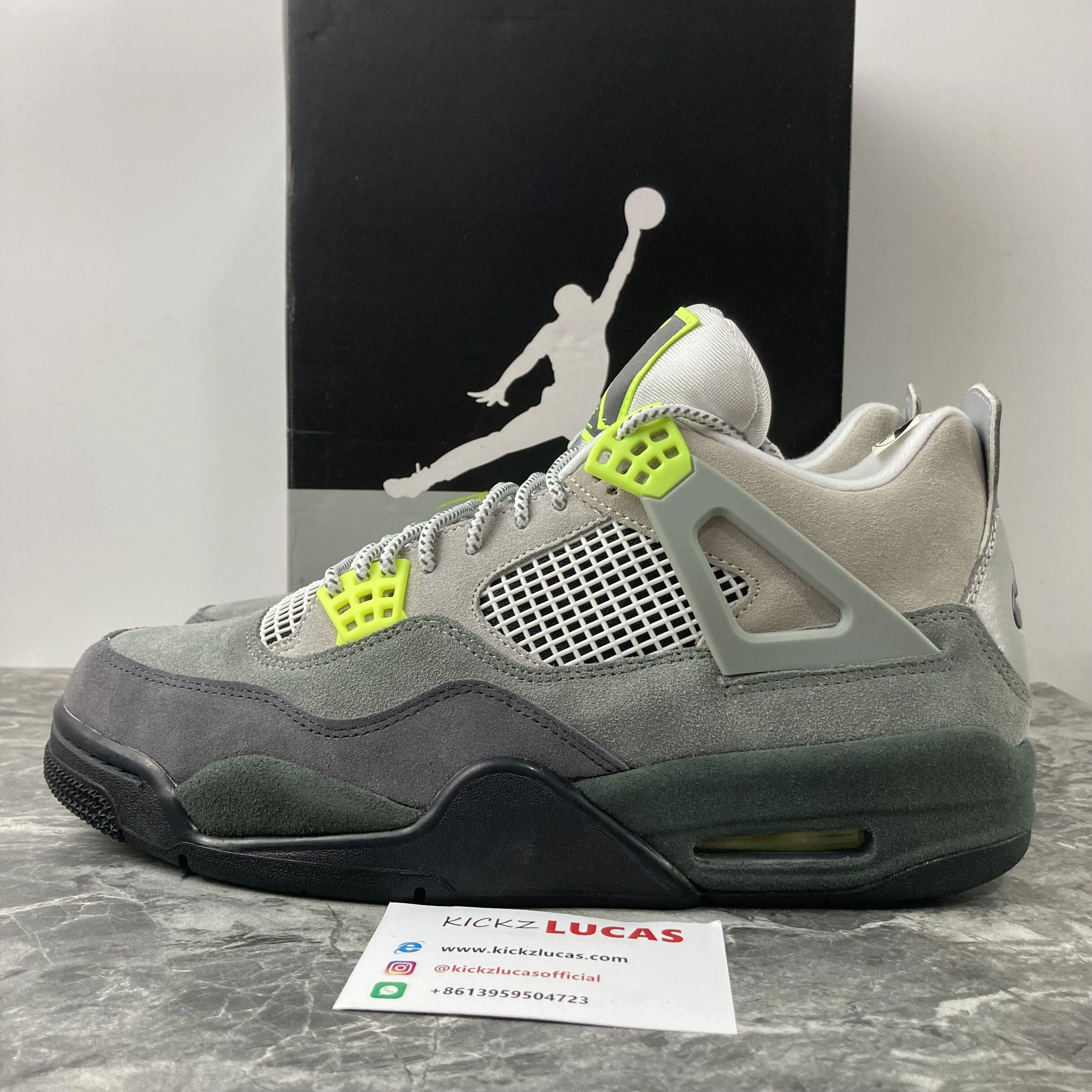Durable Air Jordan 4 Retro SE 95 Neon CT5342- 2030