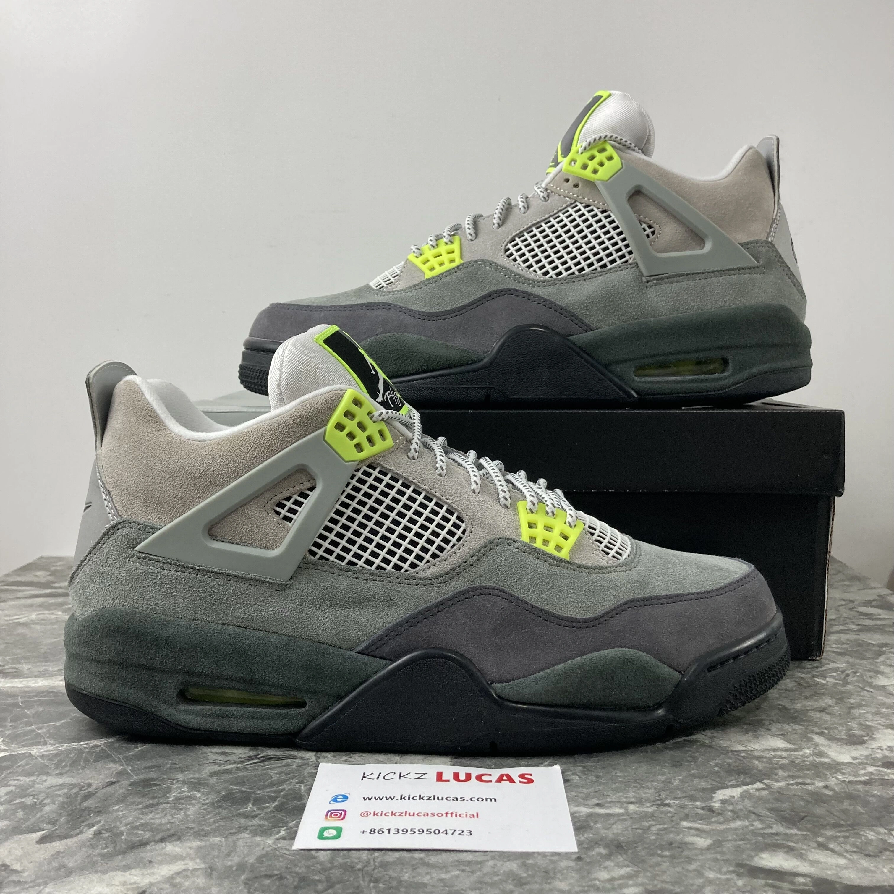 Durable Air Jordan 4 Retro SE 95 Neon CT5342- 2030
