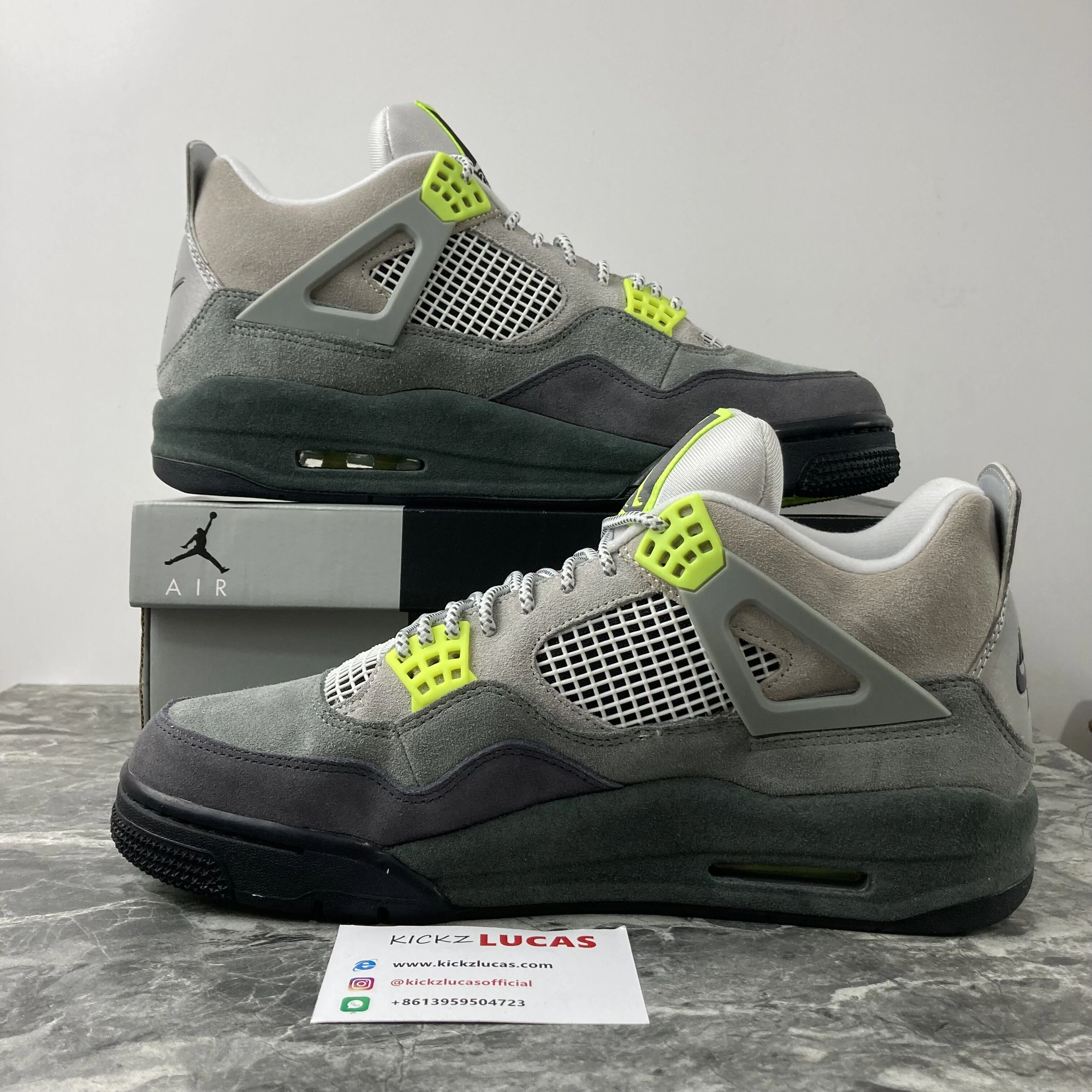 Durable Air Jordan 4 Retro SE 95 Neon CT5342- 2030