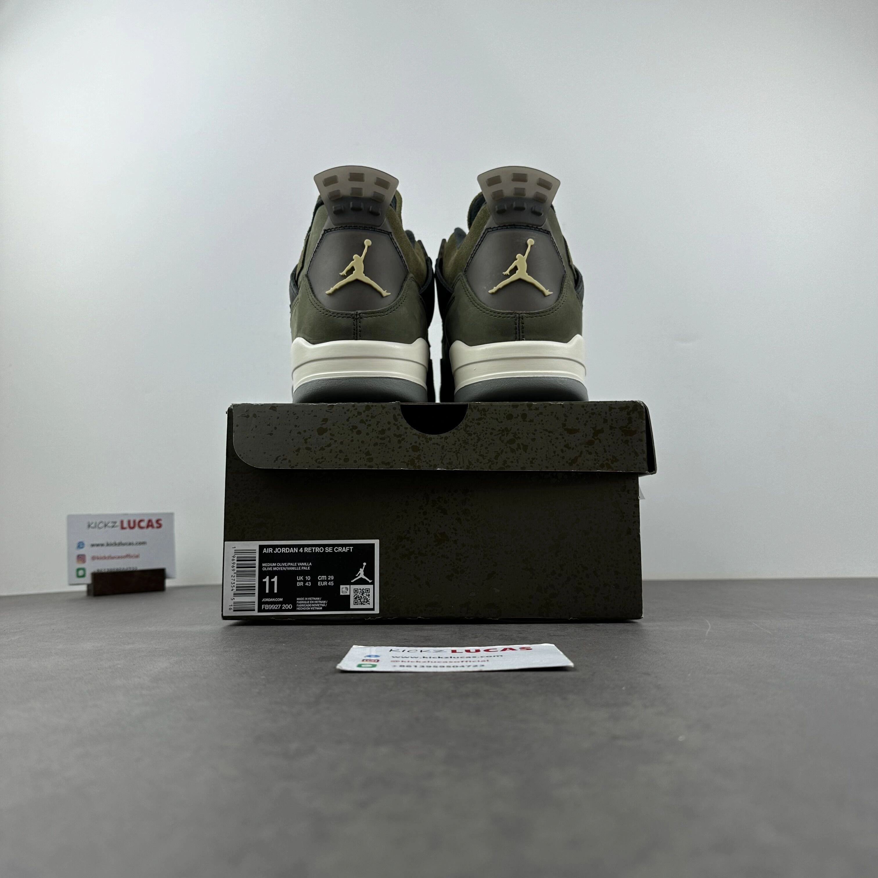 EasyCare Air Jordan 4 Retro SE Craft Medium Olive FB9927- 1953