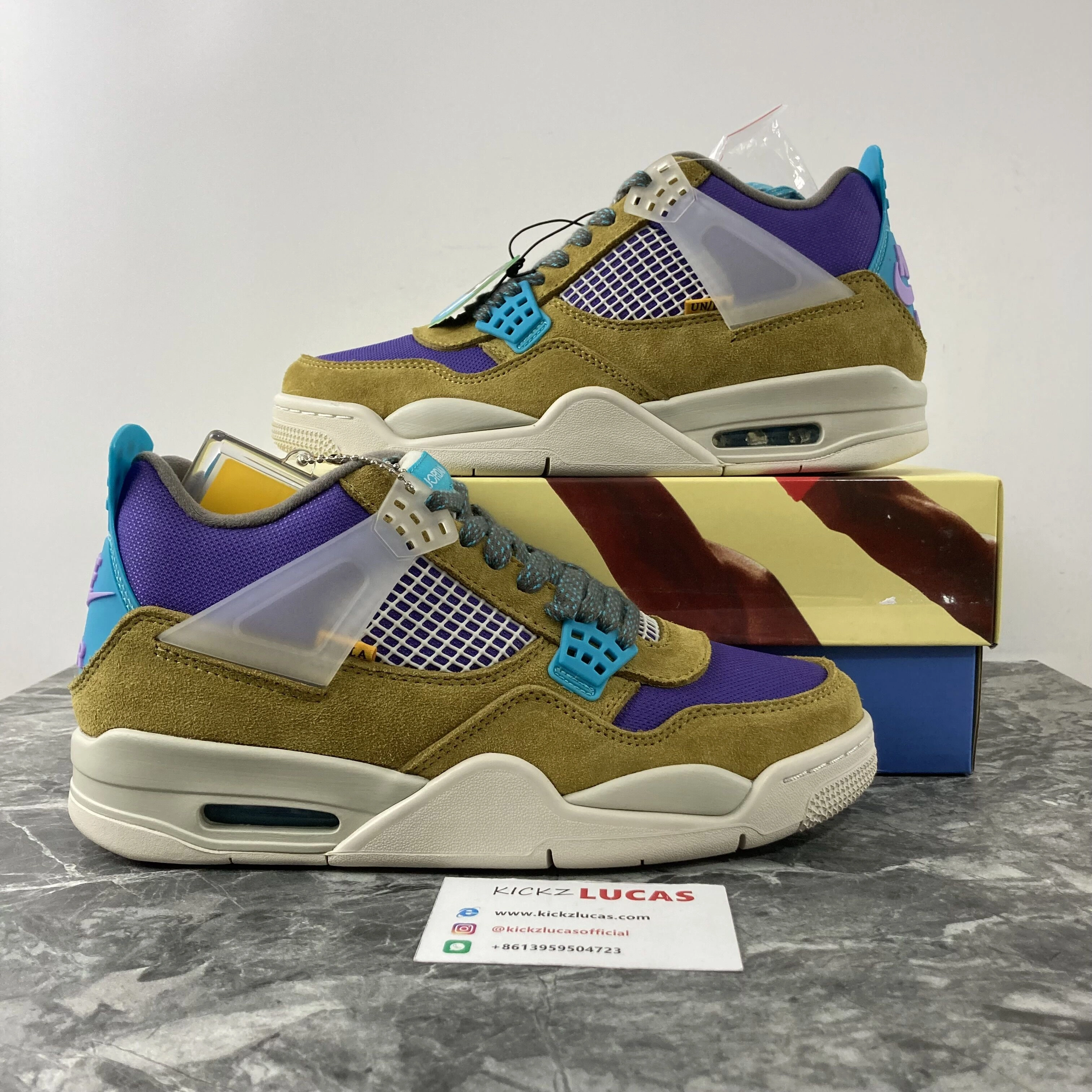 Air Jordan 4 Retro SP 30th Anniversary Union Desert Moss DJ5718- SportInspired 2000