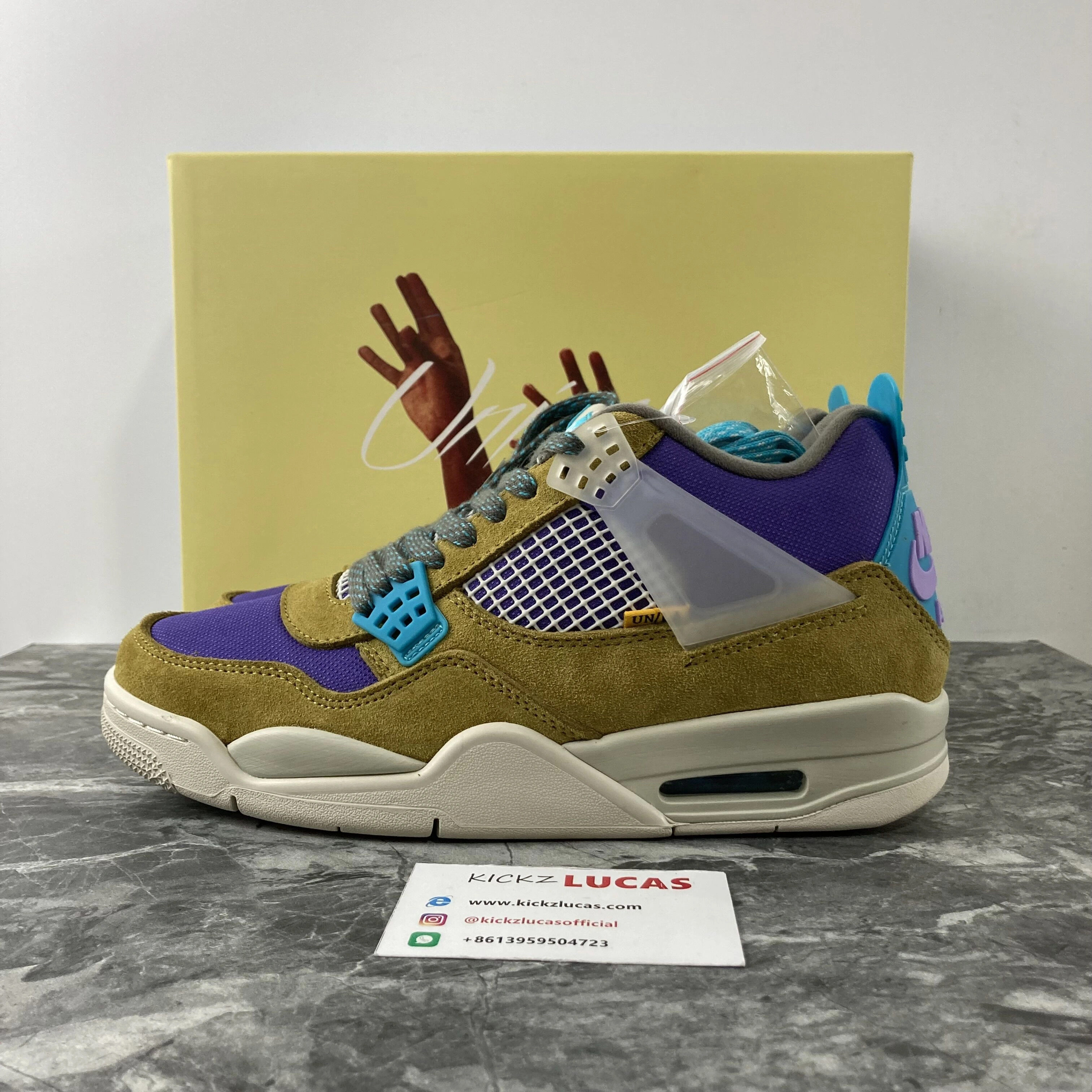Air Jordan 4 Retro SP 30th Anniversary Union Desert Moss DJ5718- SportInspired 2000
