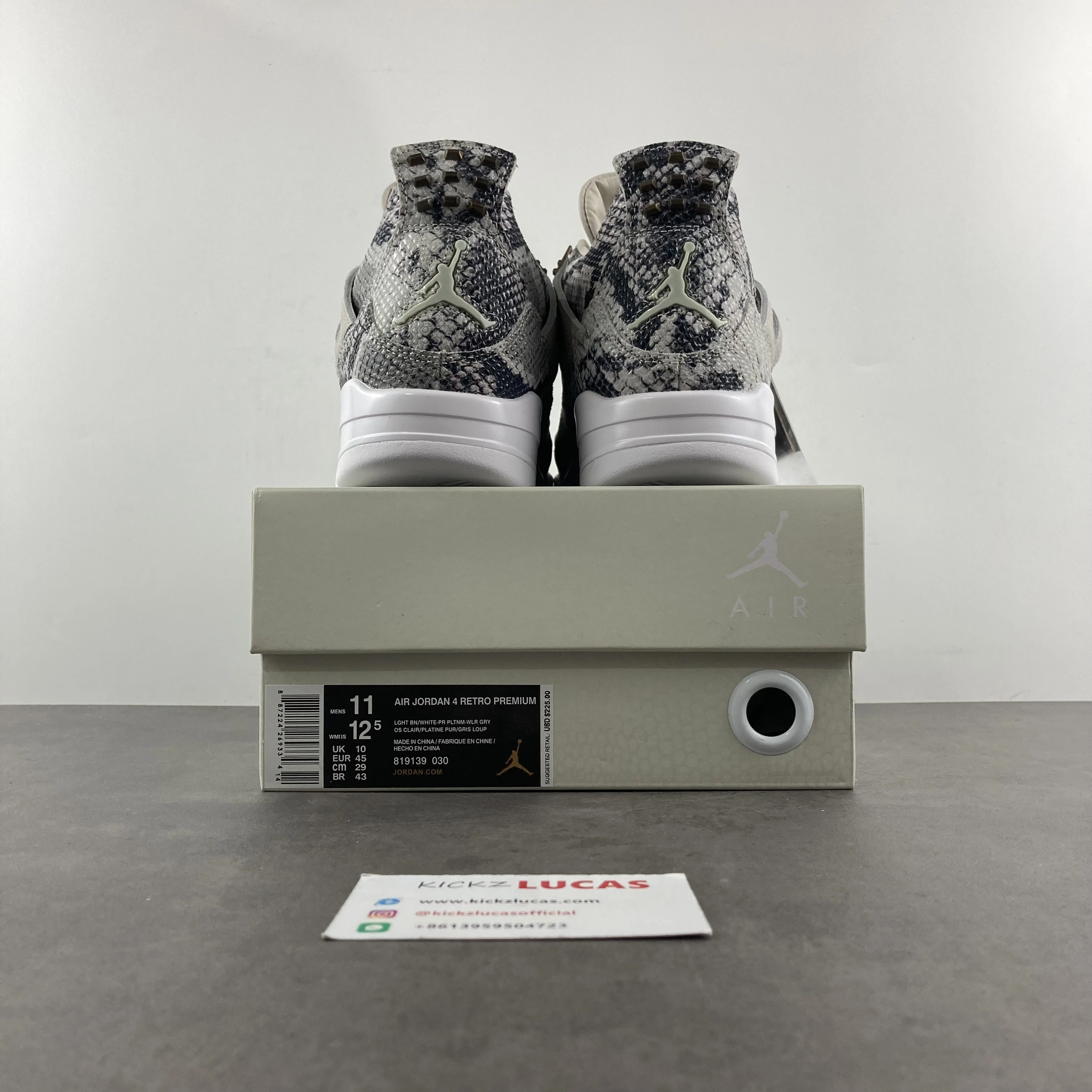 Air Jordan 4 Retro Snakeskin 819139- Popular 1956