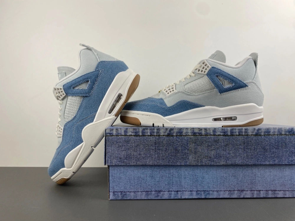 TechFriendly Air Jordan 4 Retro TEX Denim Worn Blue IB6716- 1900