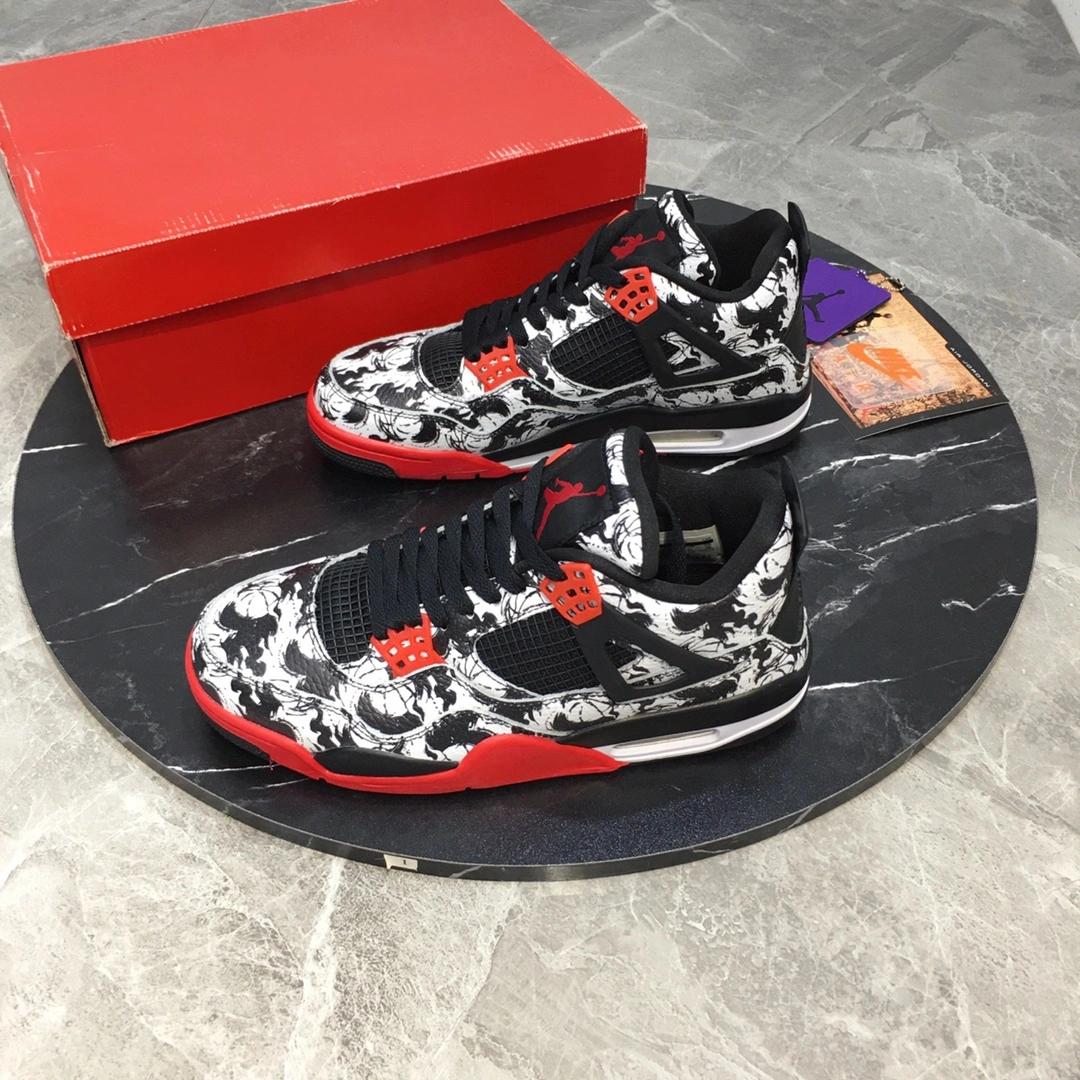 Upgraded Air Jordan 4 Retro Tattoo BQ0897- 2014