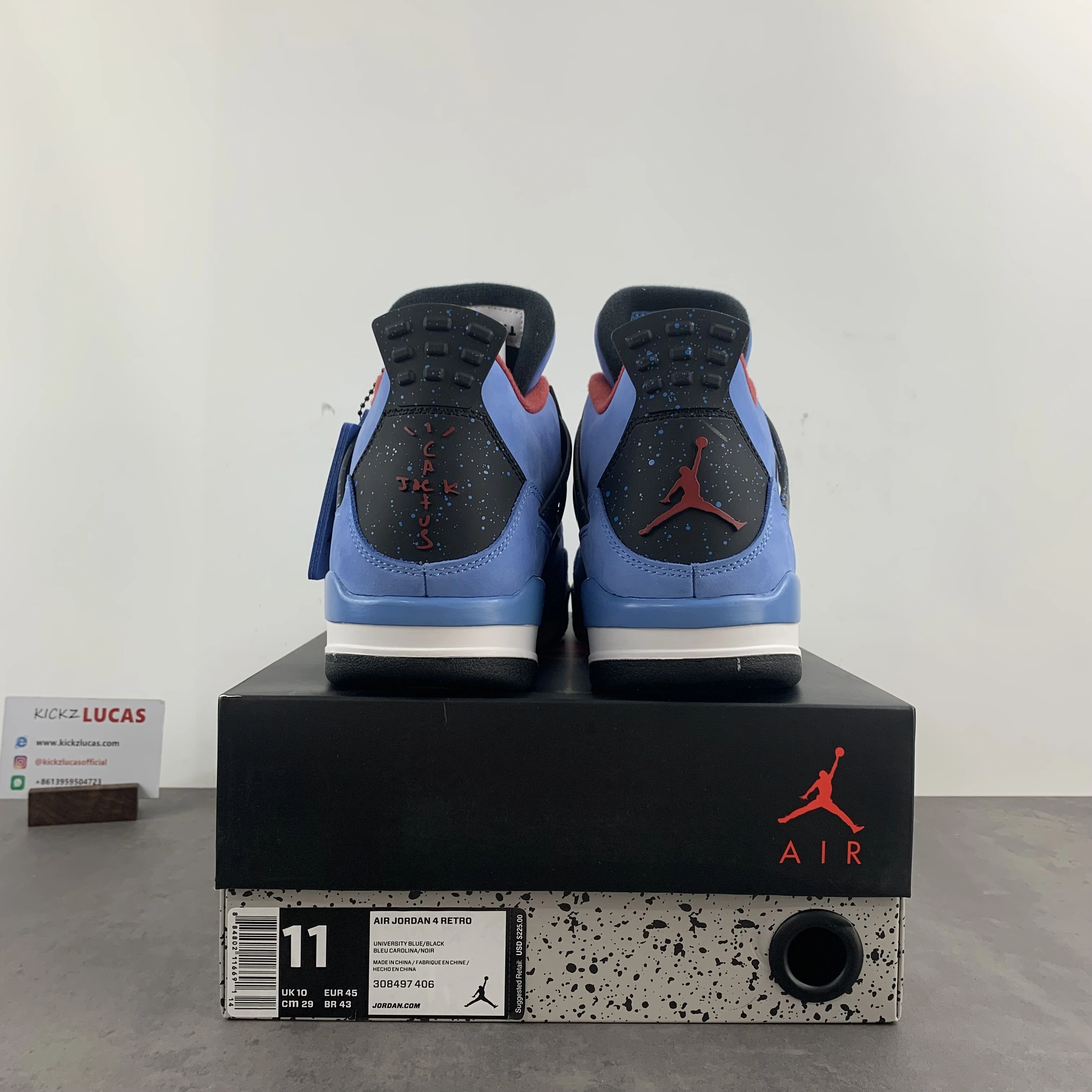 Air Jordan 4 Retro Travis Scott Cactus Jack 308497- Tailored 2019