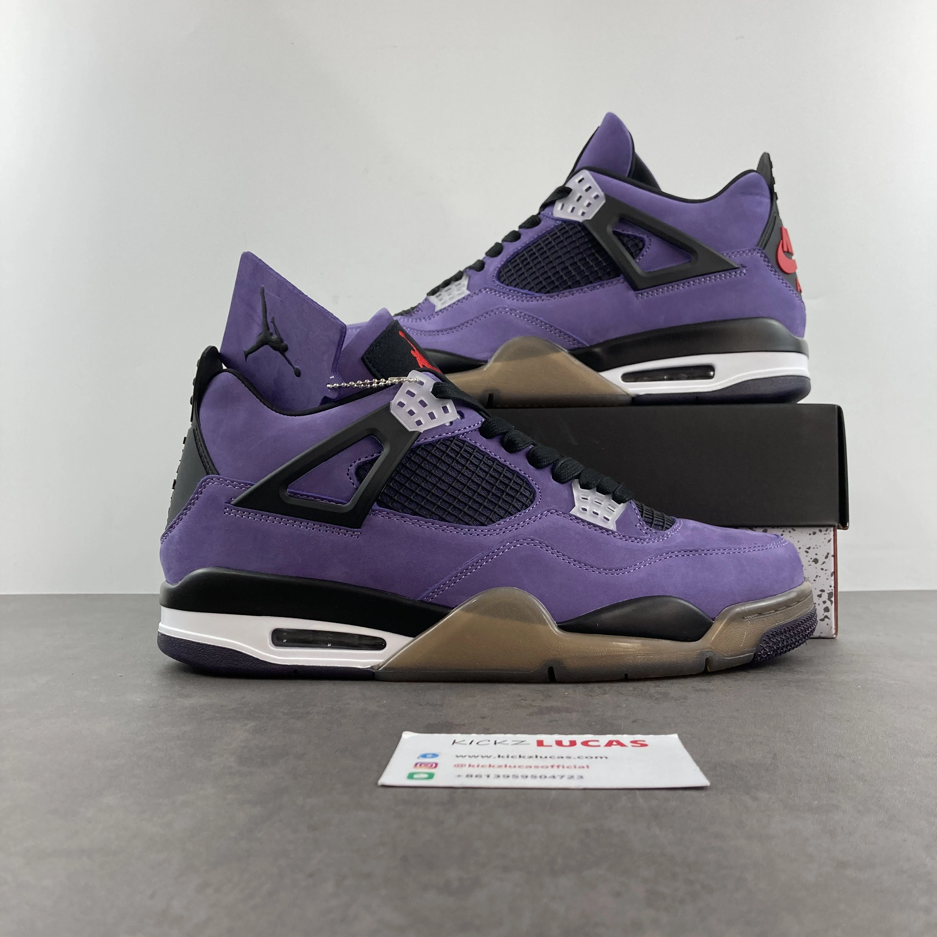 Air Jordan 4 Retro Travis Scott Purple 766296 LN Neat 2020