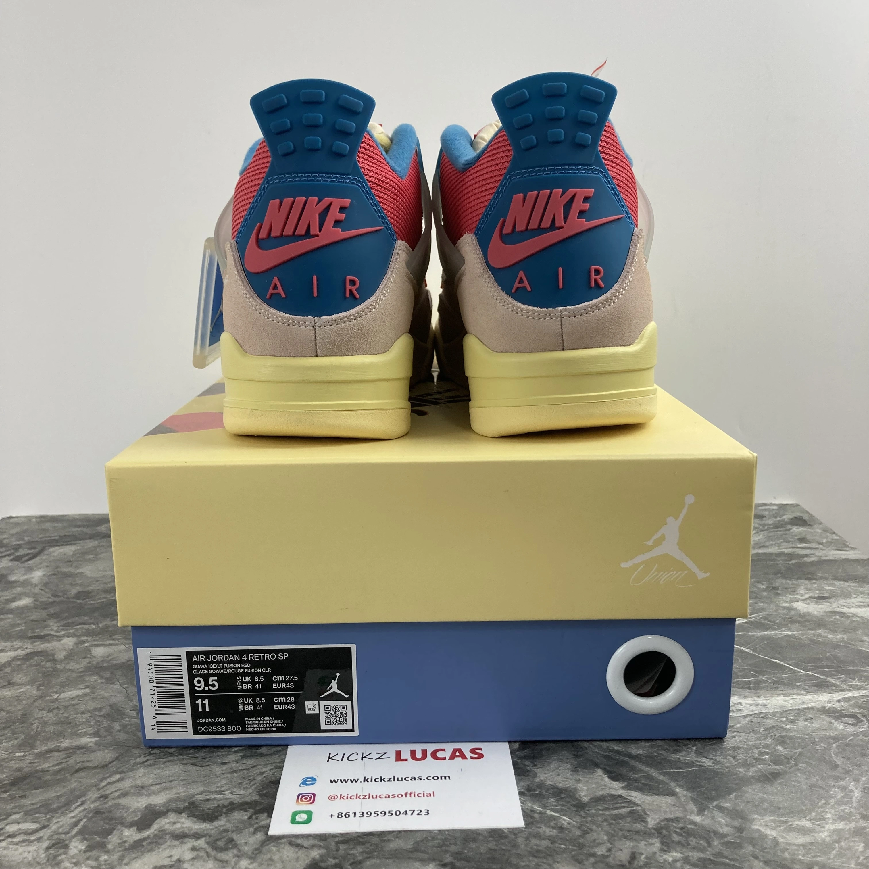 Air Jordan 4 Retro Union Guava Ice DC9533- TimelessDesign 2032