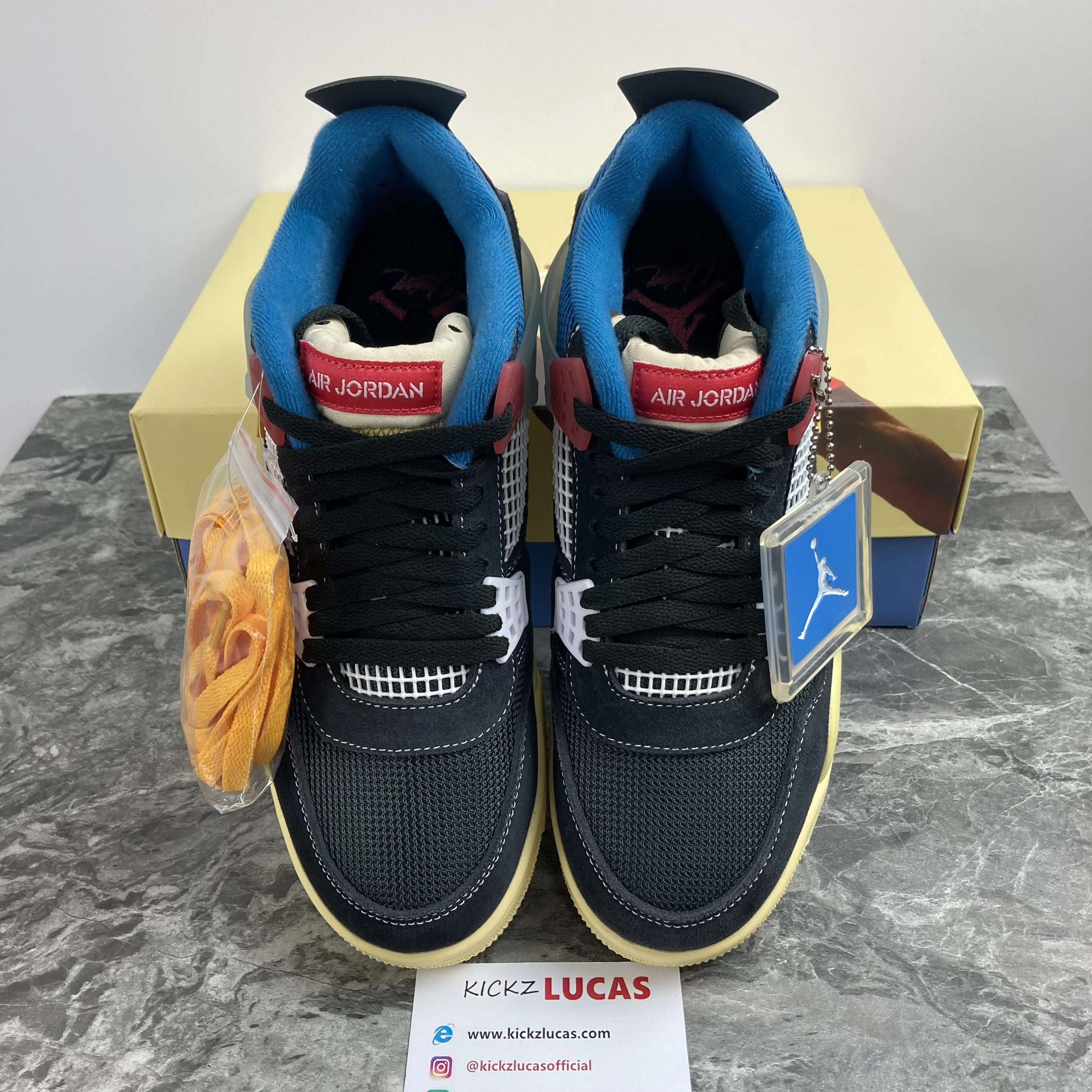Air Jordan 4 Retro Union Off Noir DC9533- Lightweight 2034