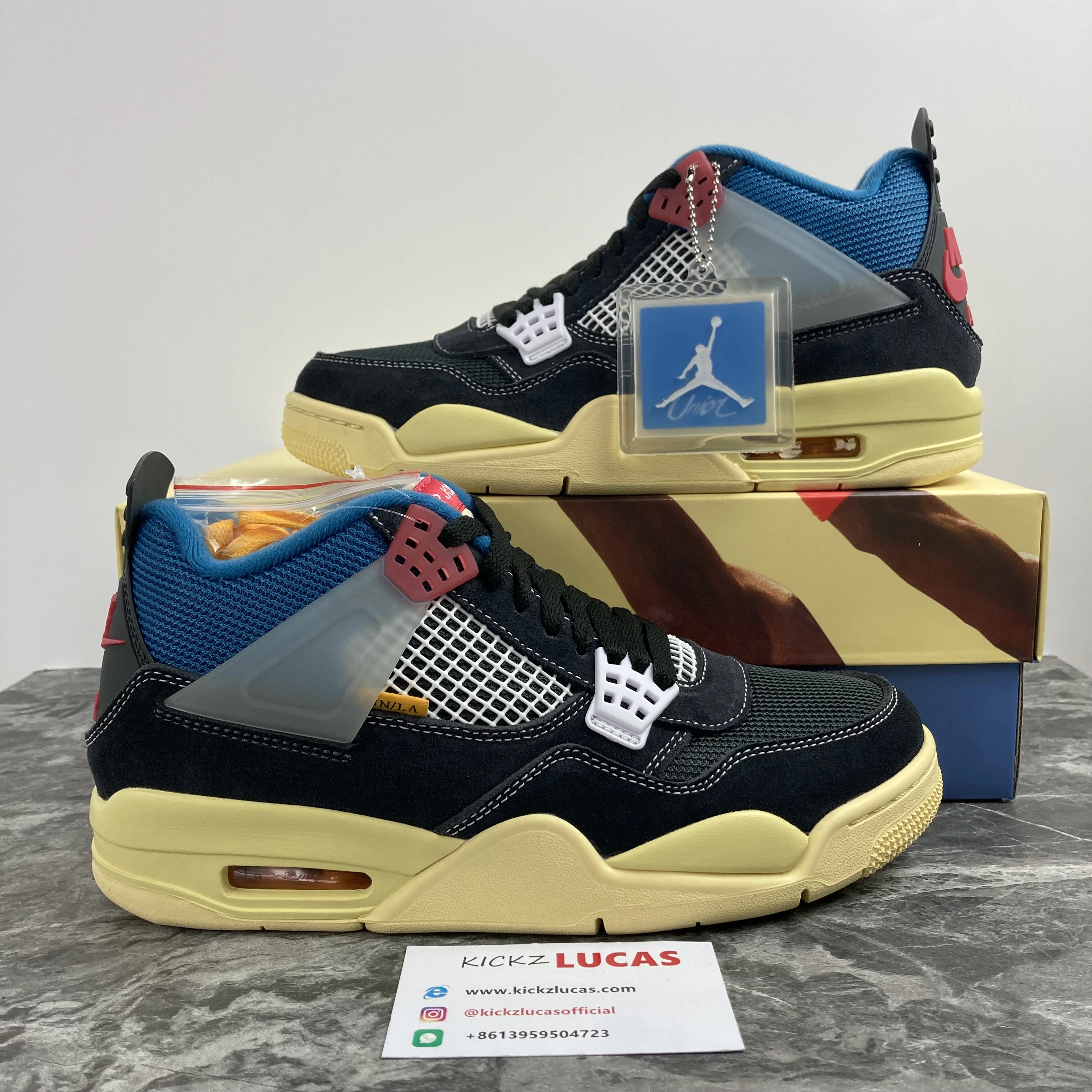 Air Jordan 4 Retro Union Off Noir DC9533- Lightweight 2034