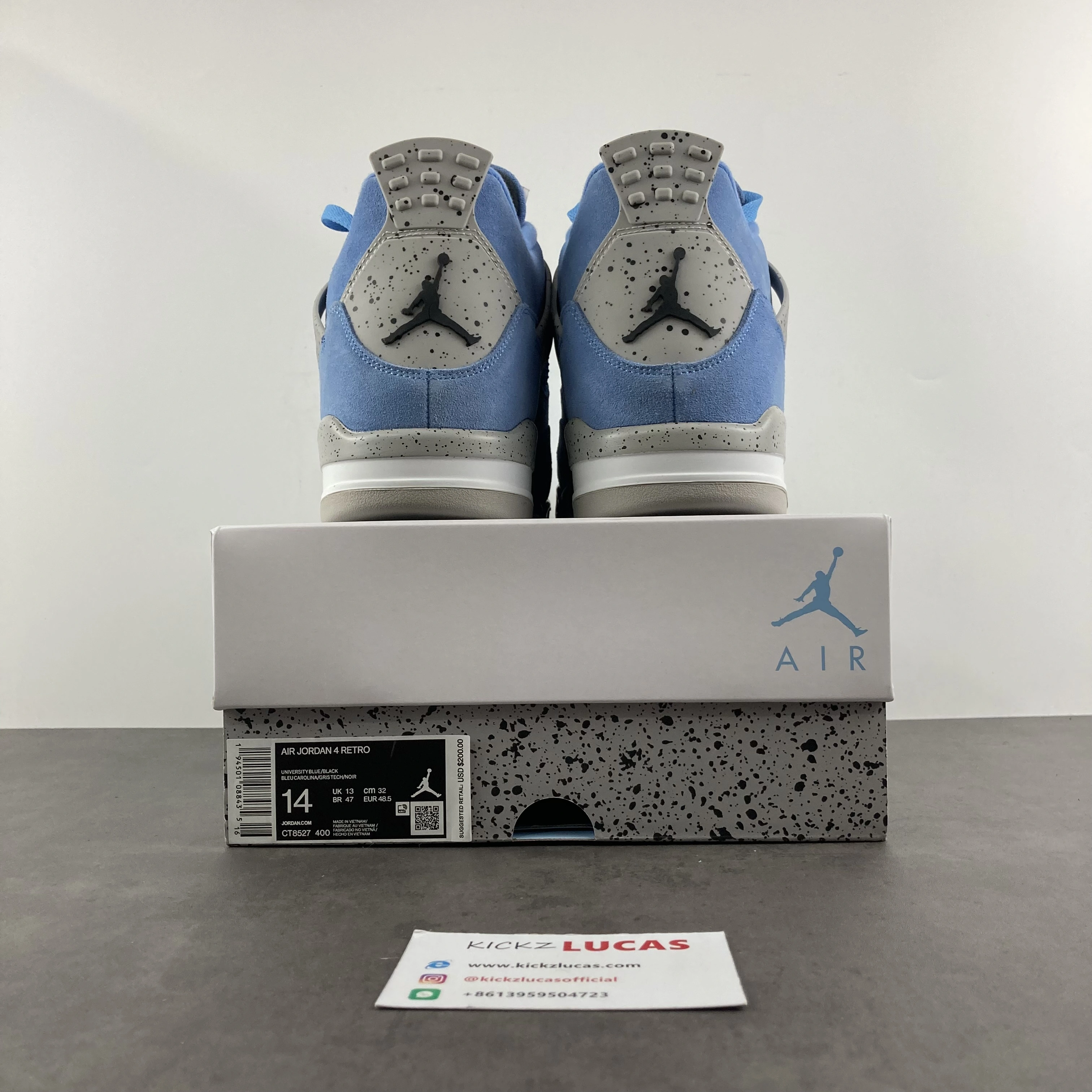 TechFriendly Air Jordan 4 Retro University Blue CT8527- 2011