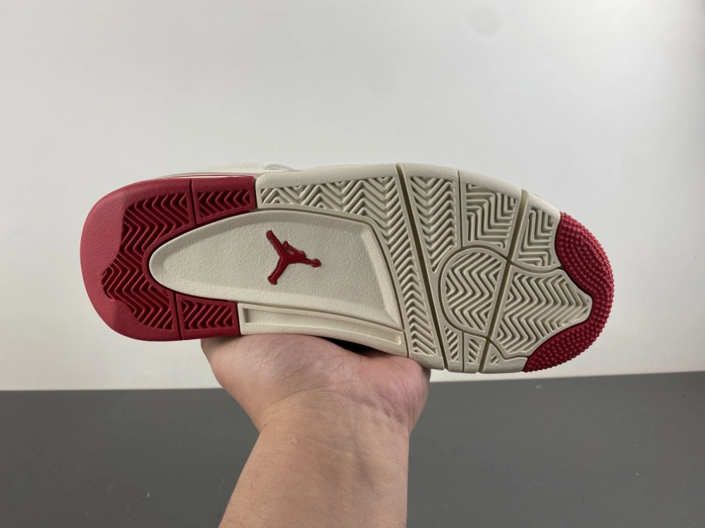 Comfortable Air Jordan 4 Retro Valentine's Day Sierra Red HV0823- 1892
