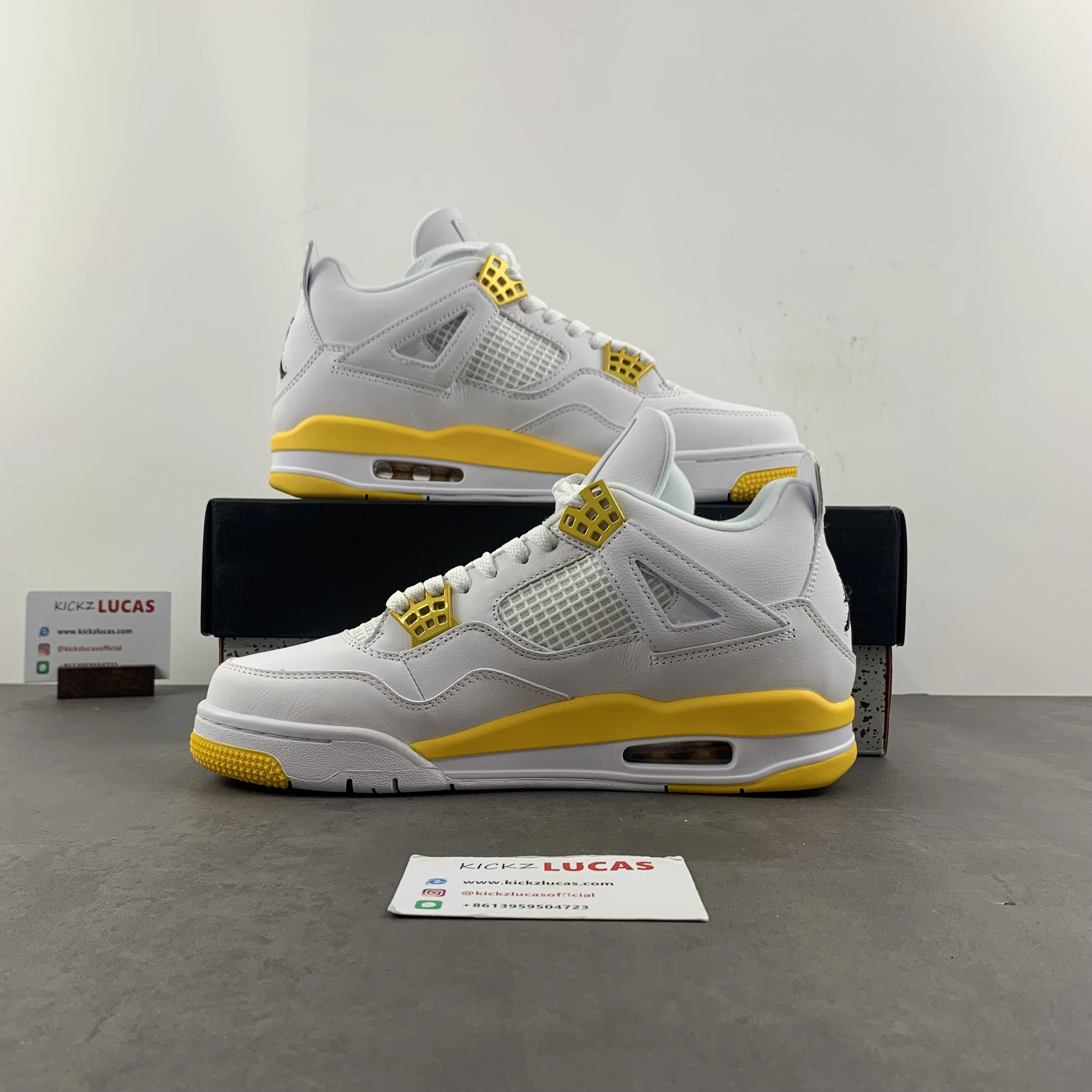 Air Jordan 4 Retro VividSulfur AQ9129- Original 1932