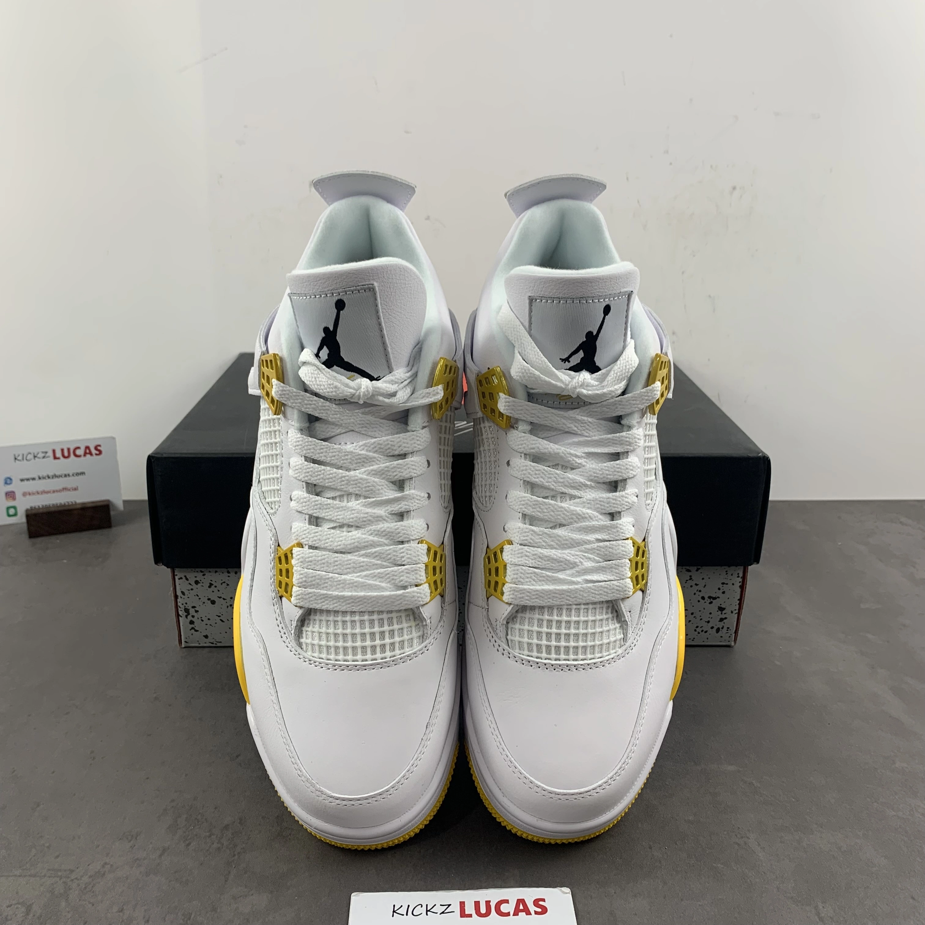 Air Jordan 4 Retro VividSulfur AQ9129- Original 1932