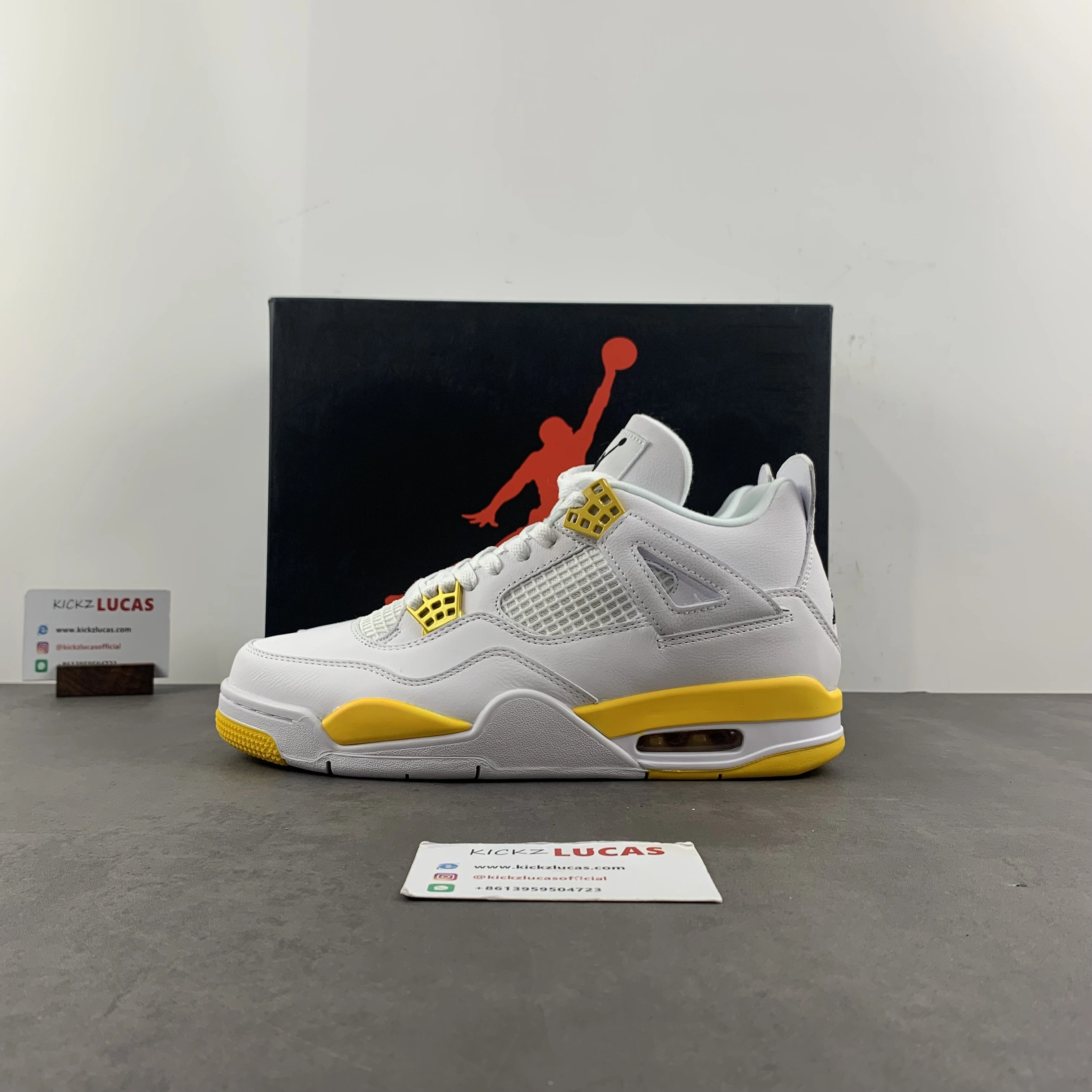 Air Jordan 4 Retro VividSulfur AQ9129- Original 1932