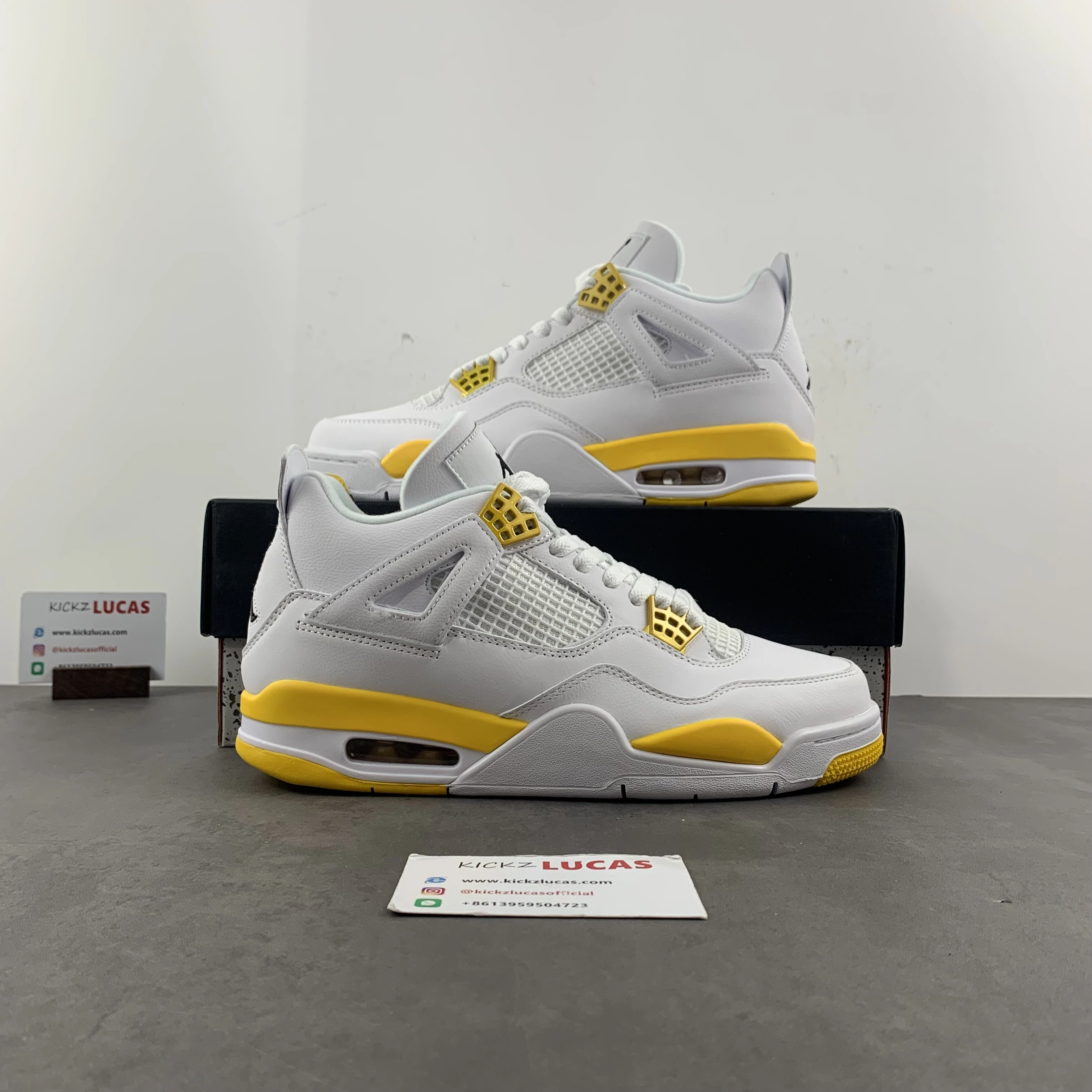 Air Jordan 4 Retro VividSulfur AQ9129- Original 1932