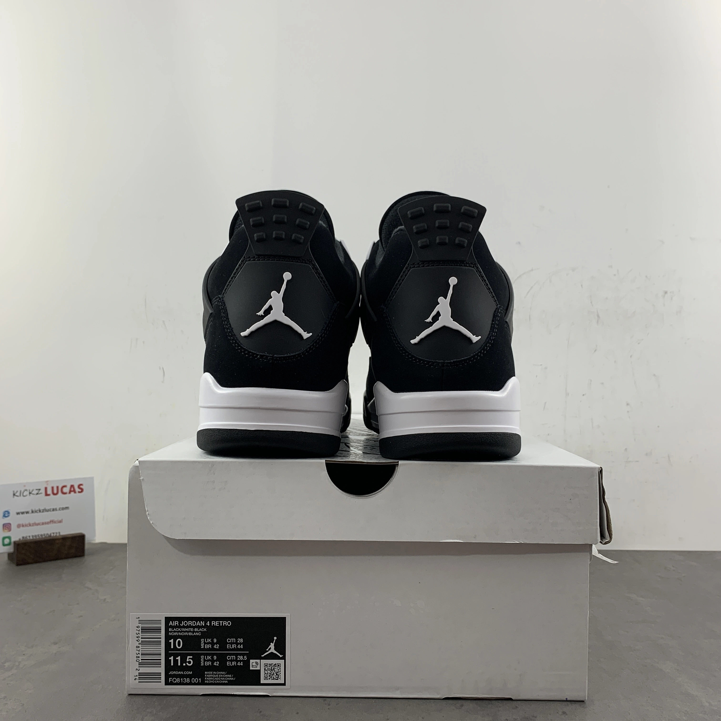 Air Jordan 4 Retro WHITE THUNDER FQ8138- Durable 1937