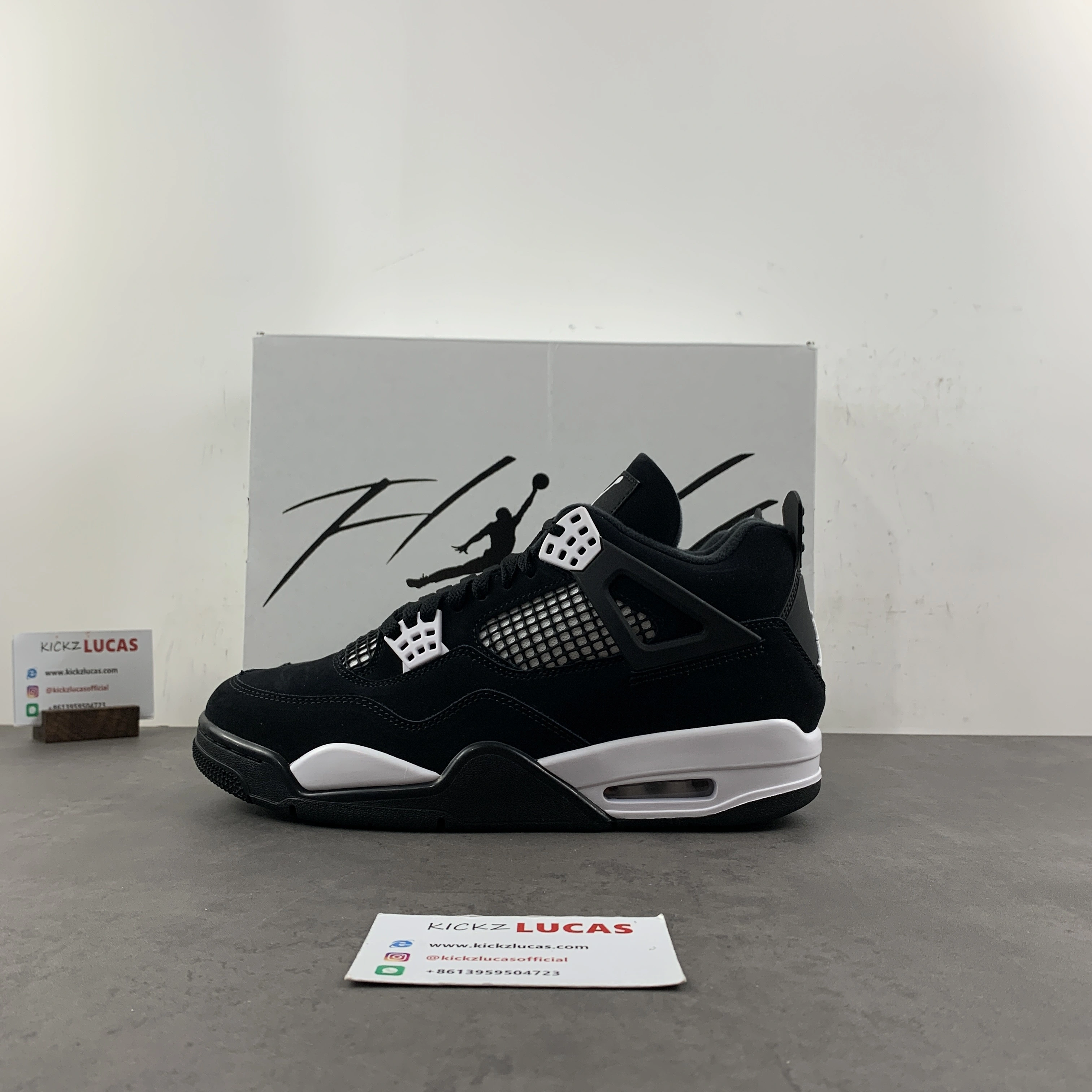 Air Jordan 4 Retro WHITE THUNDER FQ8138- Durable 1937