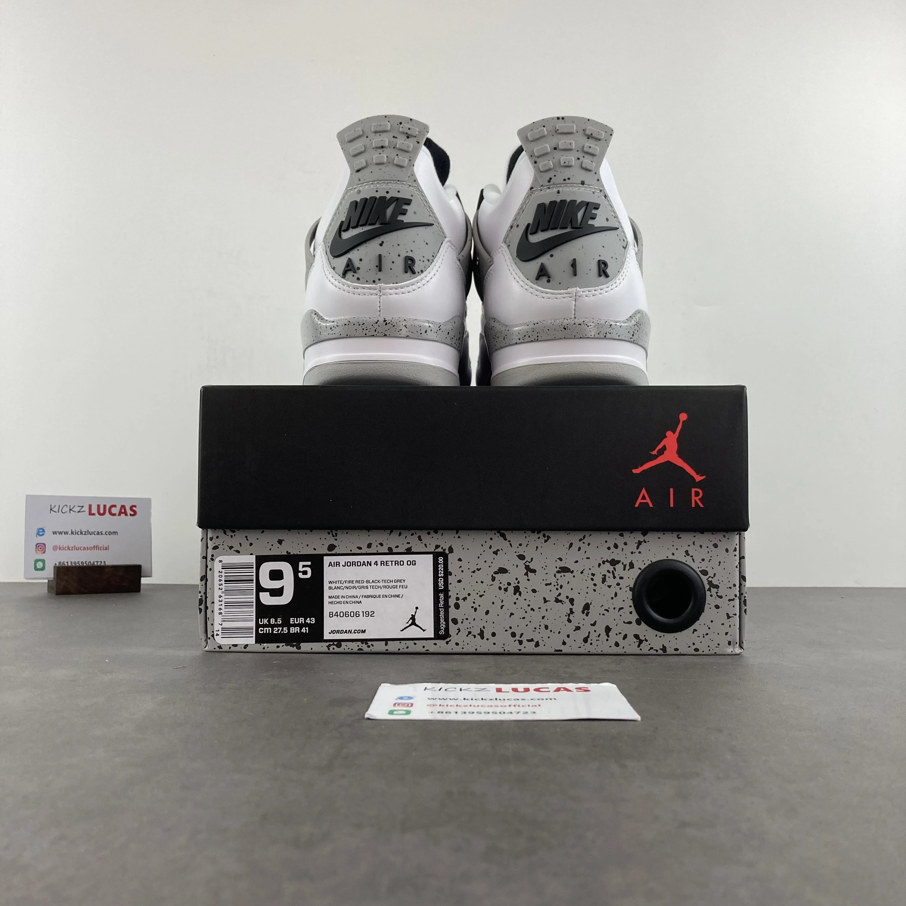 Air Jordan 4 Retro White Cement 840606- Modern 1994