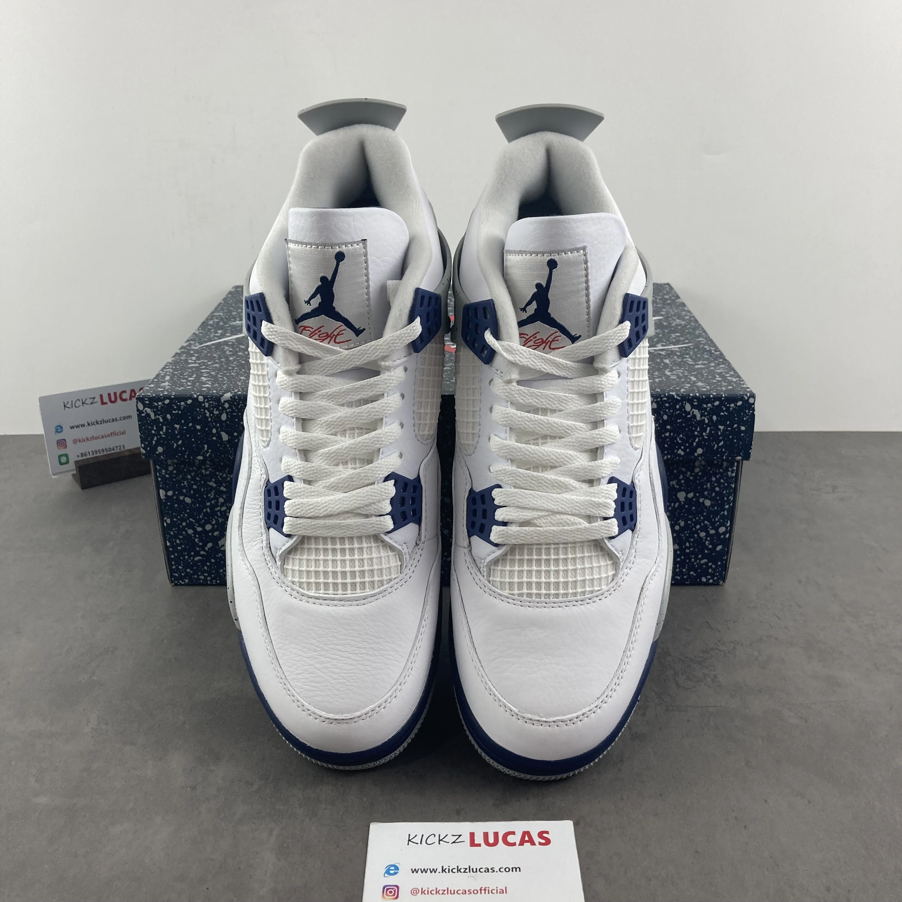 Air Jordan 4 Retro White Midnight Navy DH6927- SmartChoice 1979