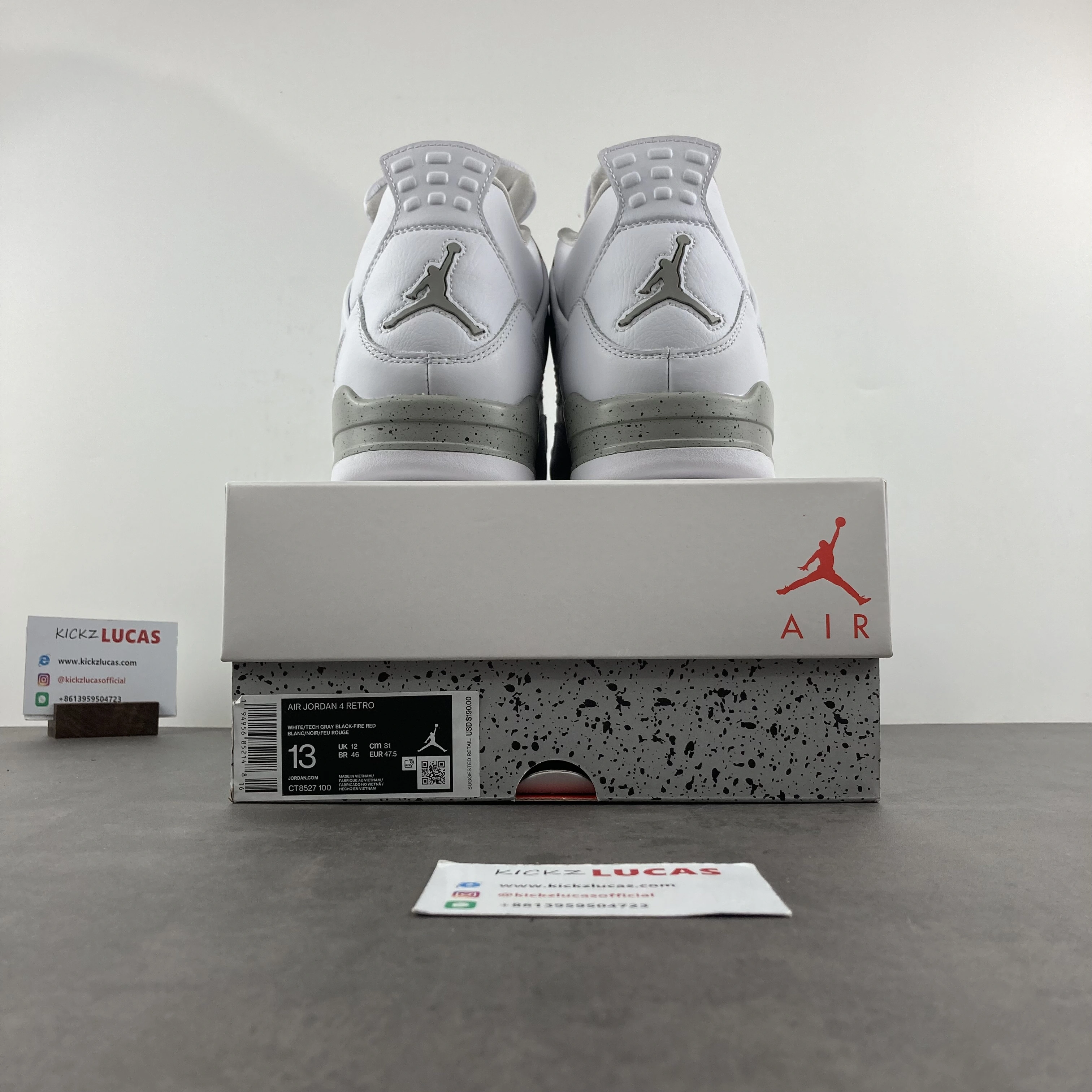 Reliable Air Jordan 4 Retro White Oreo CT8527- 2008