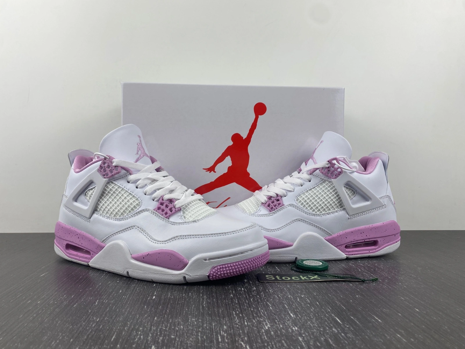 Air Jordan 4 Retro White Pink DR5415- Durable 1950