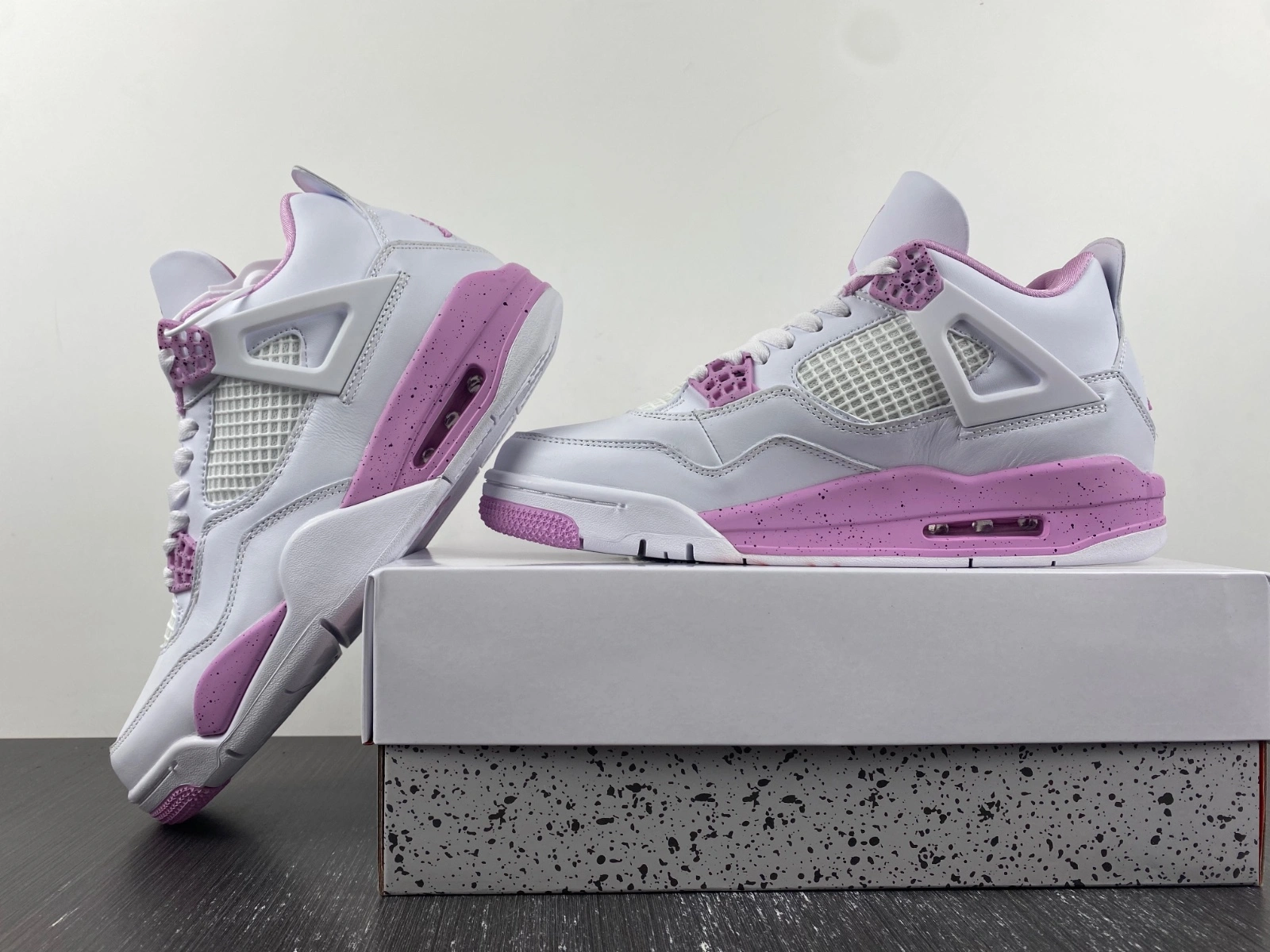 Air Jordan 4 Retro White Pink DR5415- Durable 1950
