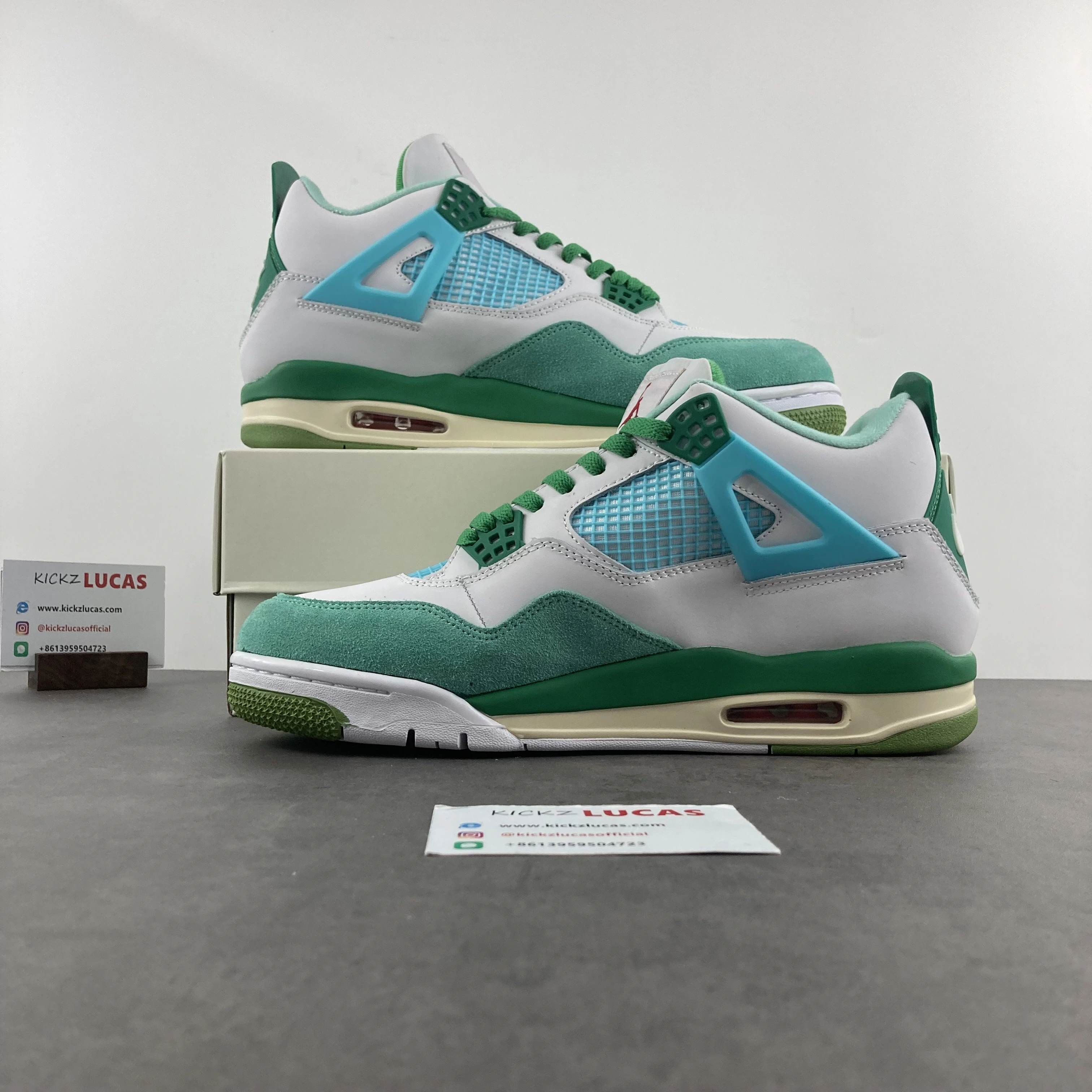 Breathable Air Jordan 4 SB Green AJ4-KNCW 1954