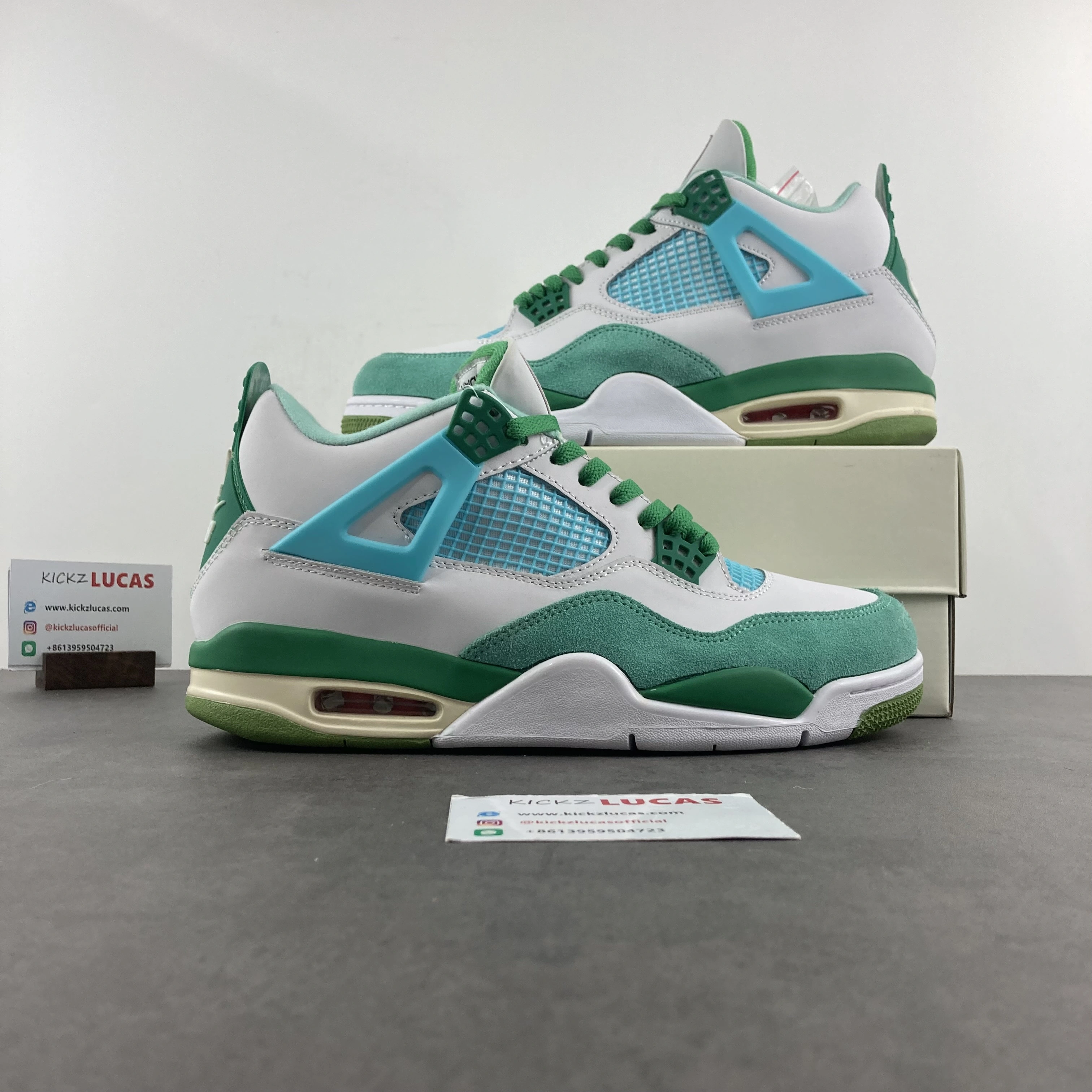 Breathable Air Jordan 4 SB Green AJ4-KNCW 1954