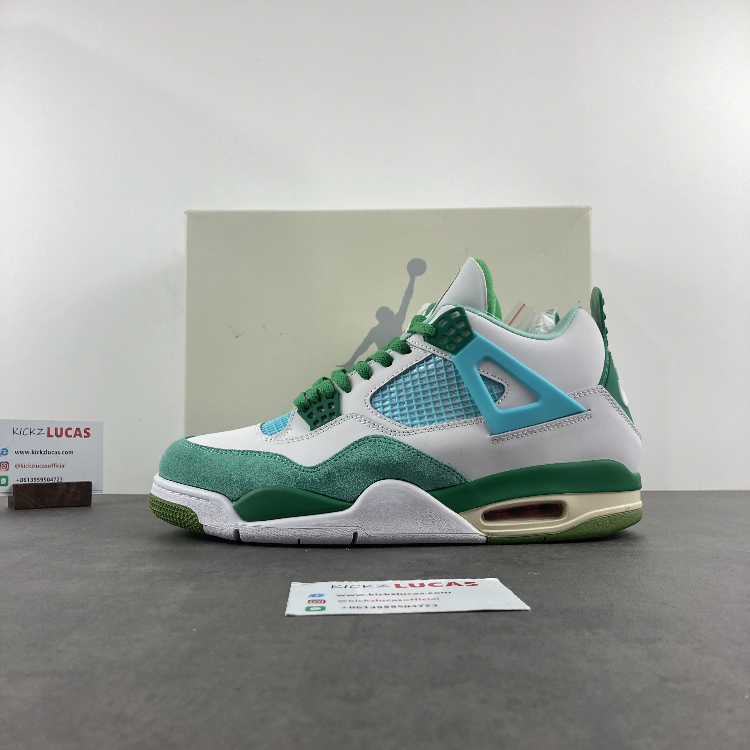 Breathable Air Jordan 4 SB Green AJ4-KNCW 1954