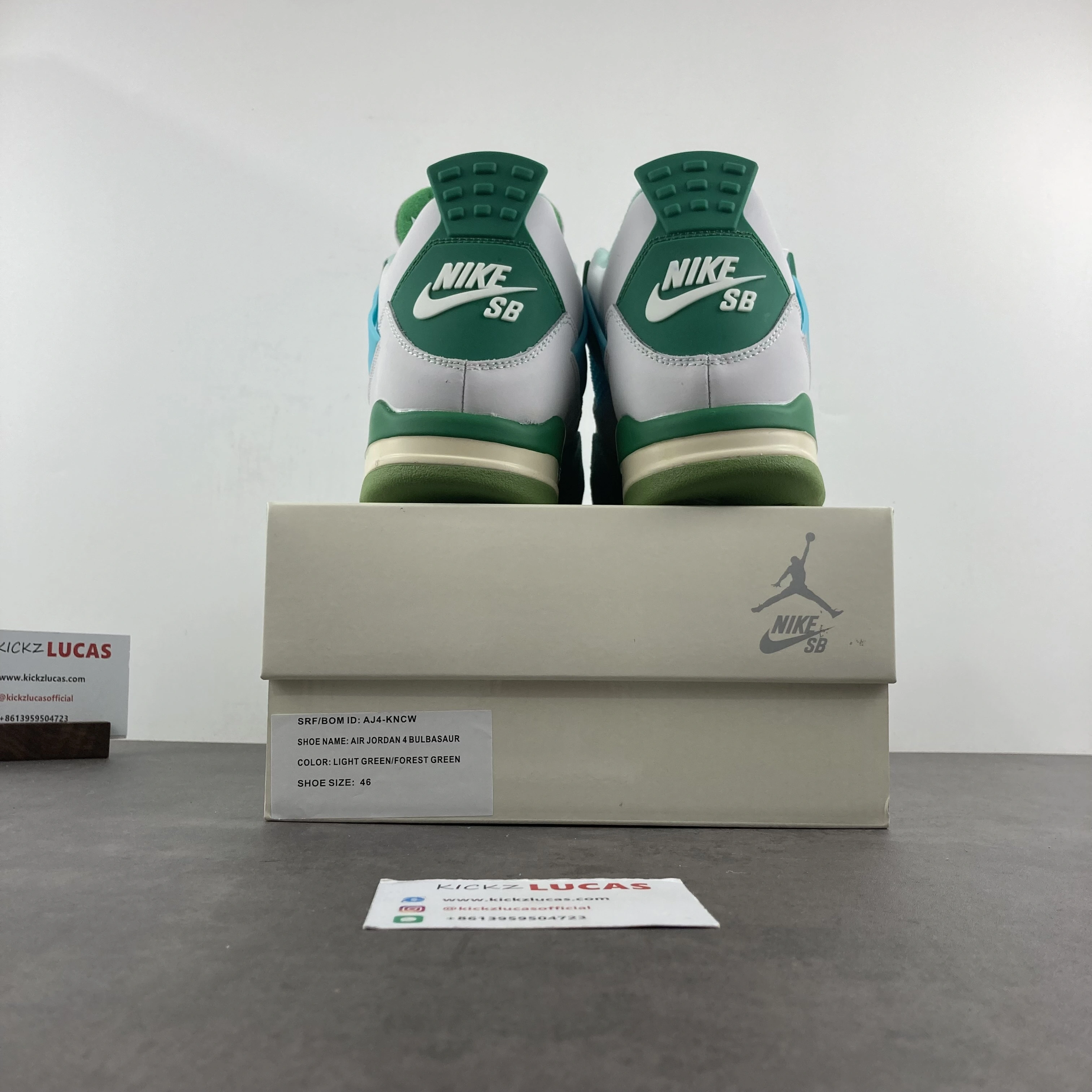 Breathable Air Jordan 4 SB Green AJ4-KNCW 1954