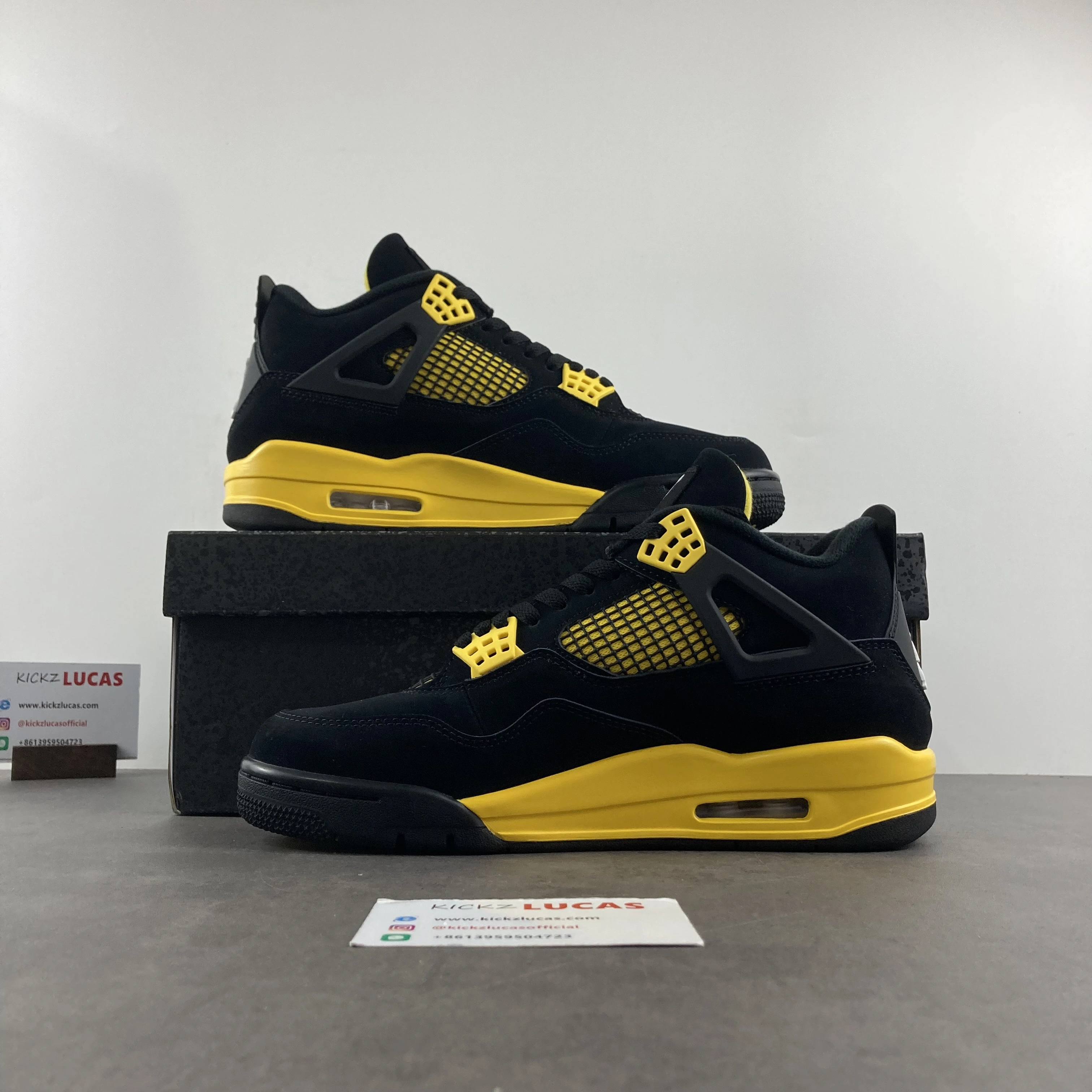 Air Jordan 4 Thunder Yellow DH6927- Durable 1972