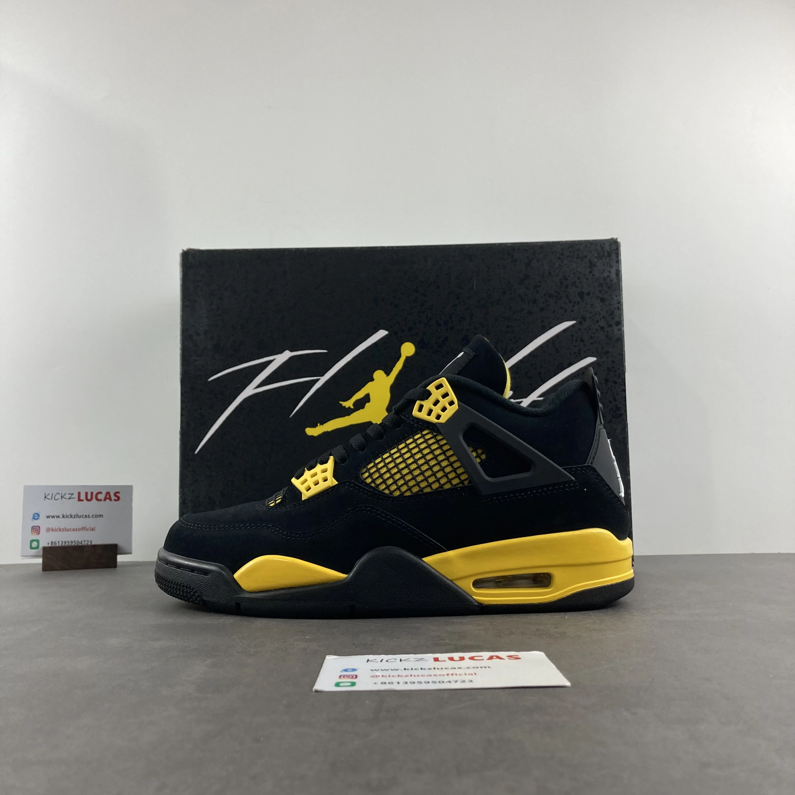 Air Jordan 4 Thunder Yellow DH6927- Durable 1972