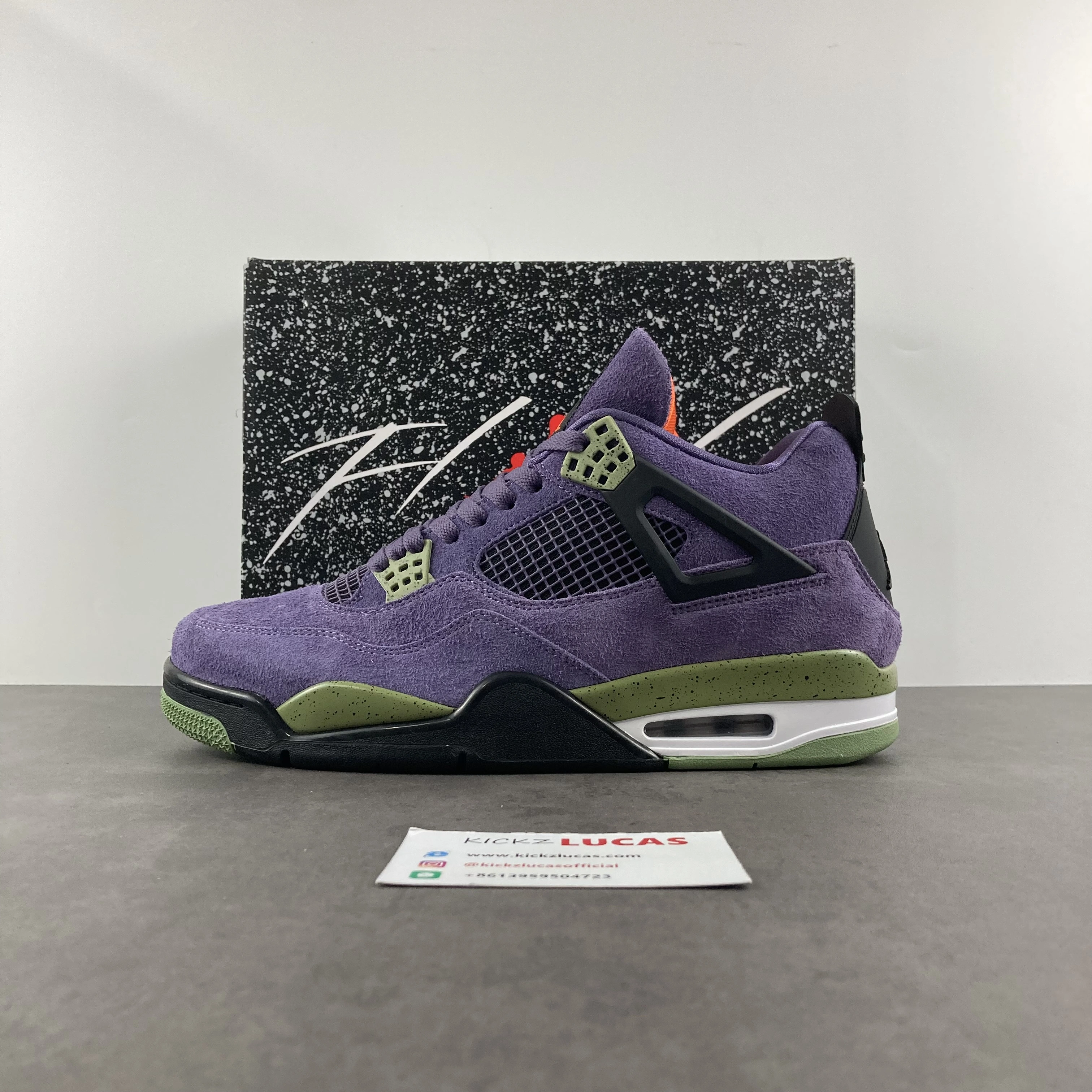 WaterResistant Air Jordan 4 WMNS Canyon Purple AQ9129- 1985
