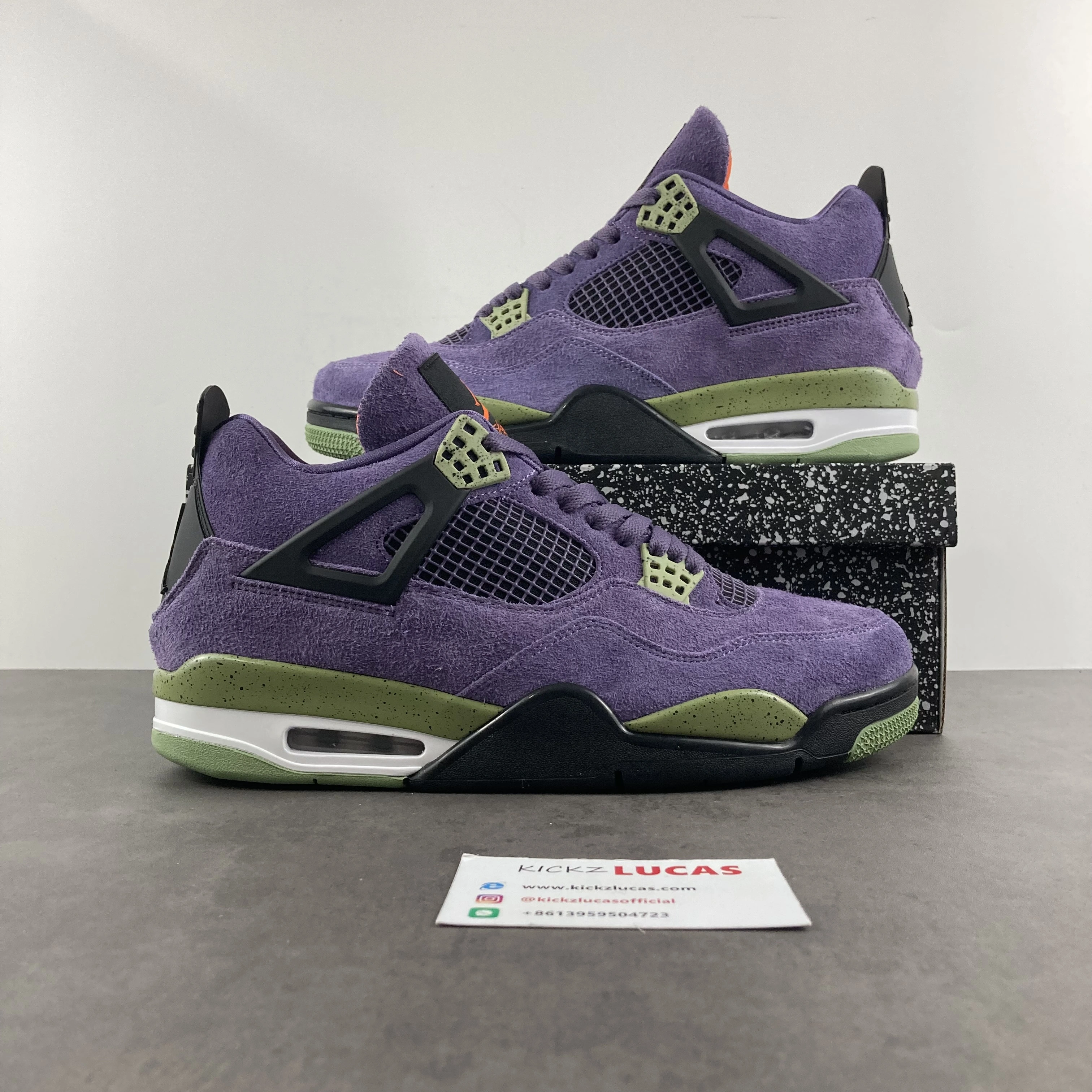 WaterResistant Air Jordan 4 WMNS Canyon Purple AQ9129- 1985