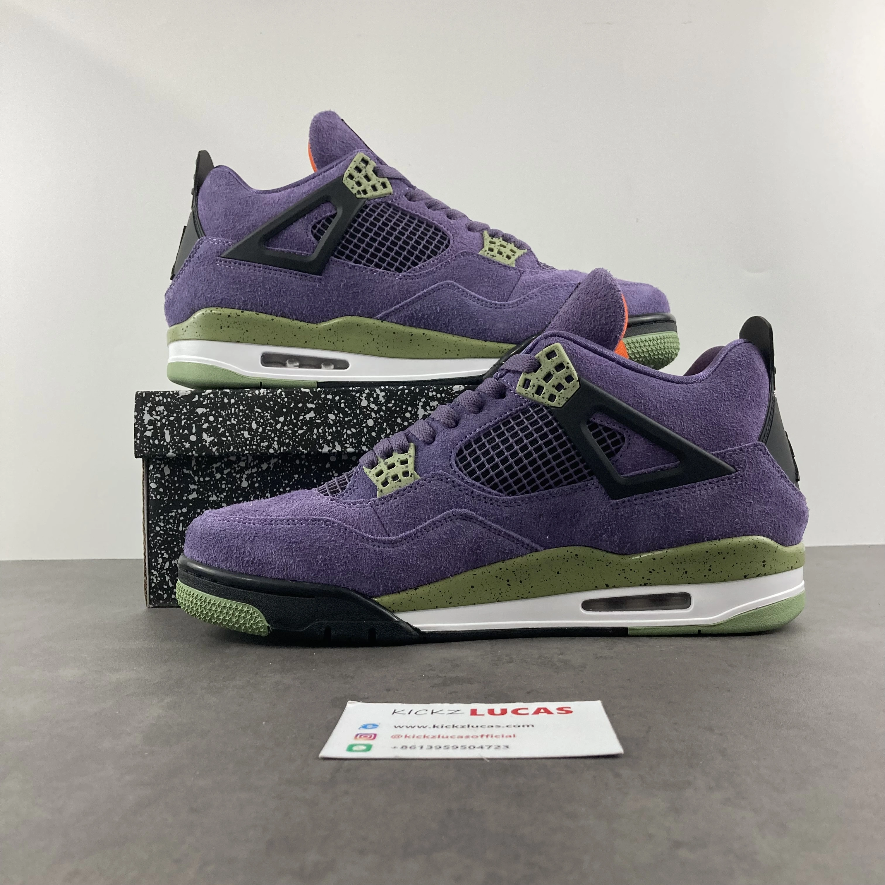 WaterResistant Air Jordan 4 WMNS Canyon Purple AQ9129- 1985