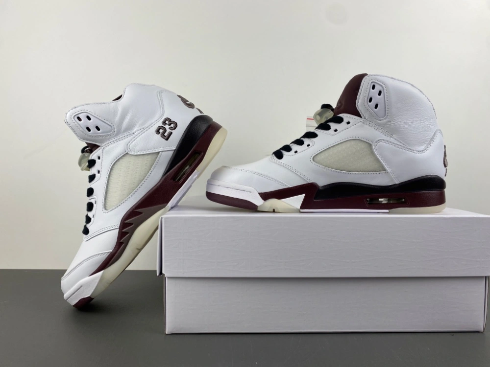 Air Jordan 5 Retro A Ma Maniére Burgundy Crush IB1528- Classic 2045