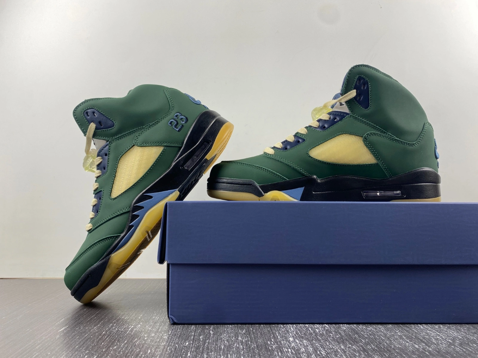 Air Jordan 5 Retro A Ma Maniére Navy Green FZ5758- Modern 2054