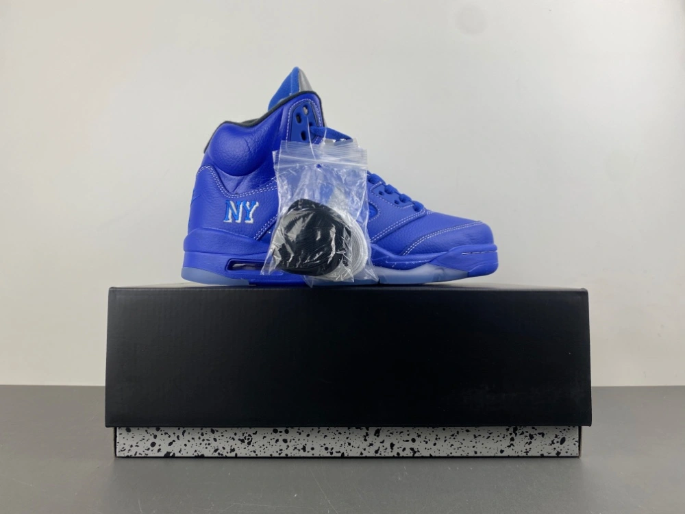 Air Jordan 5 Retro Awake NY Racer Blue DV4982- Packable 2037