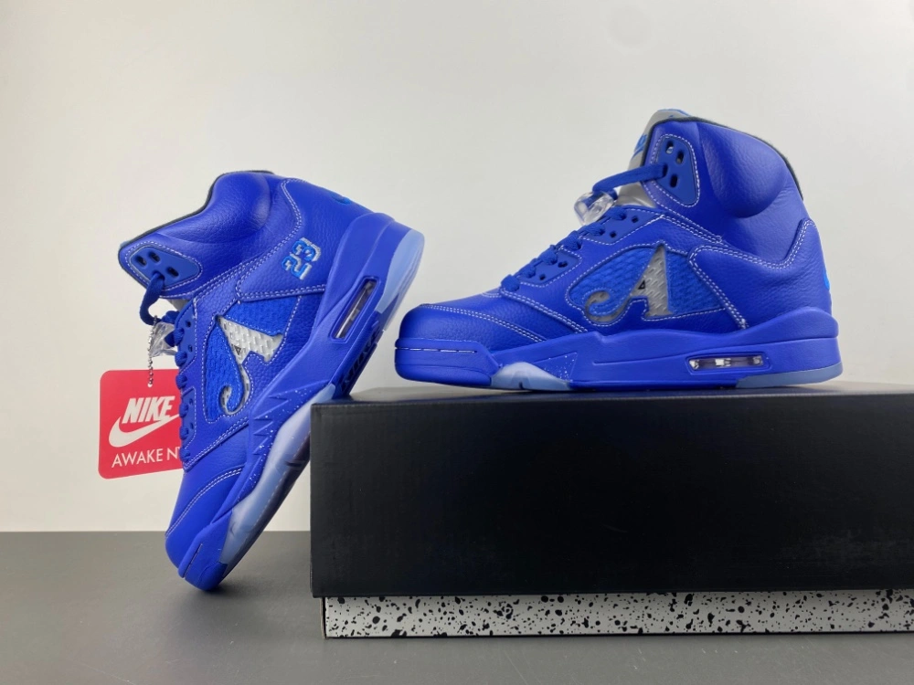 Air Jordan 5 Retro Awake NY Racer Blue DV4982- Packable 2037