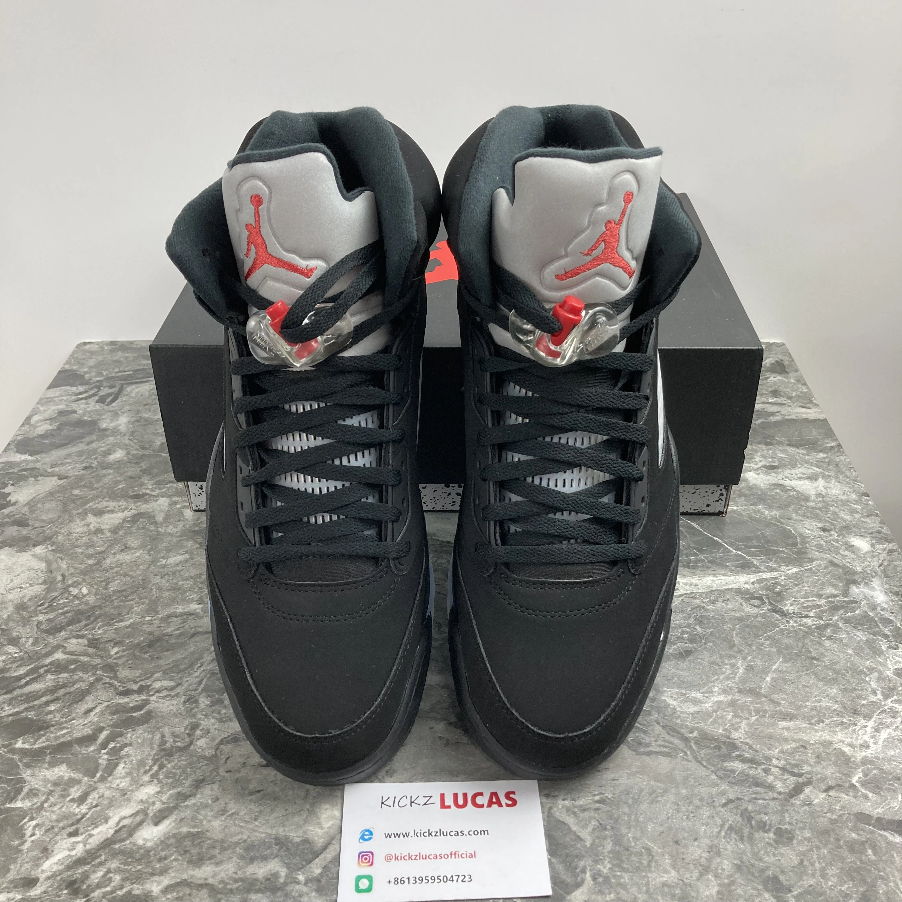 Breathable Air Jordan 5 Retro Black Metallic 845035- 2073